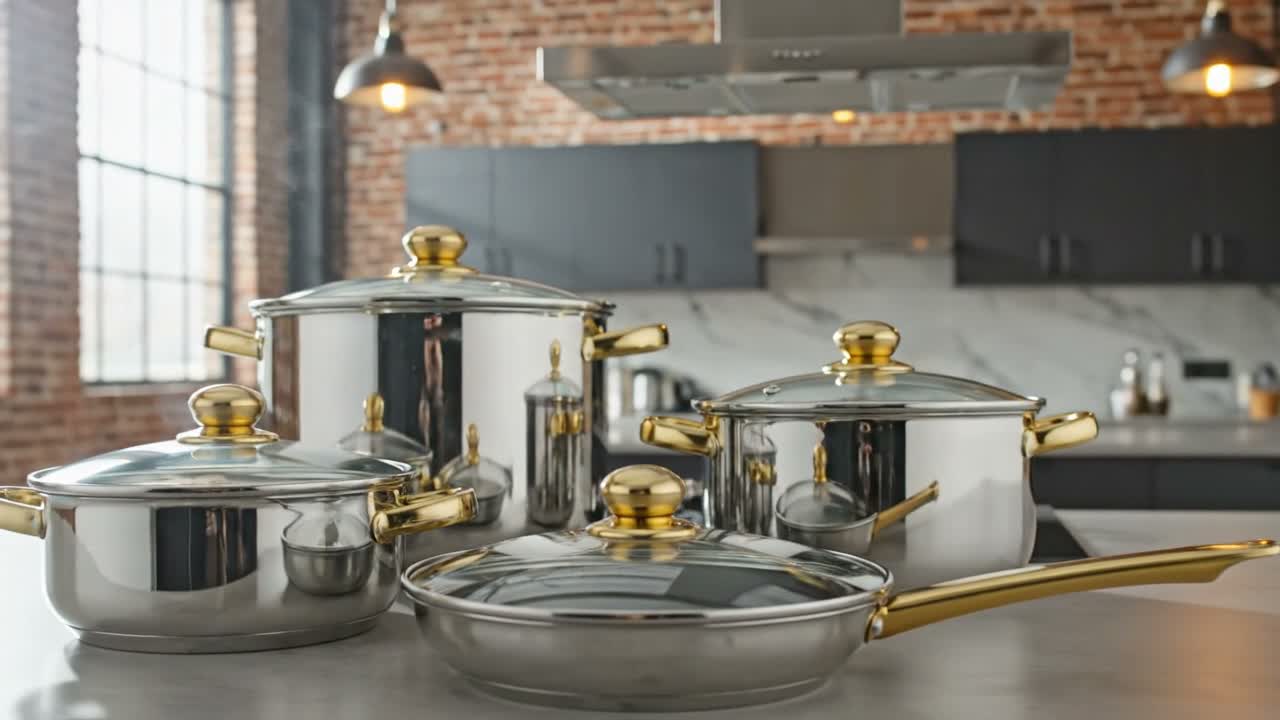 Topfset, Pfannenset 12-teilig mit Flötenkessel | Produktbild-Vorschau 7