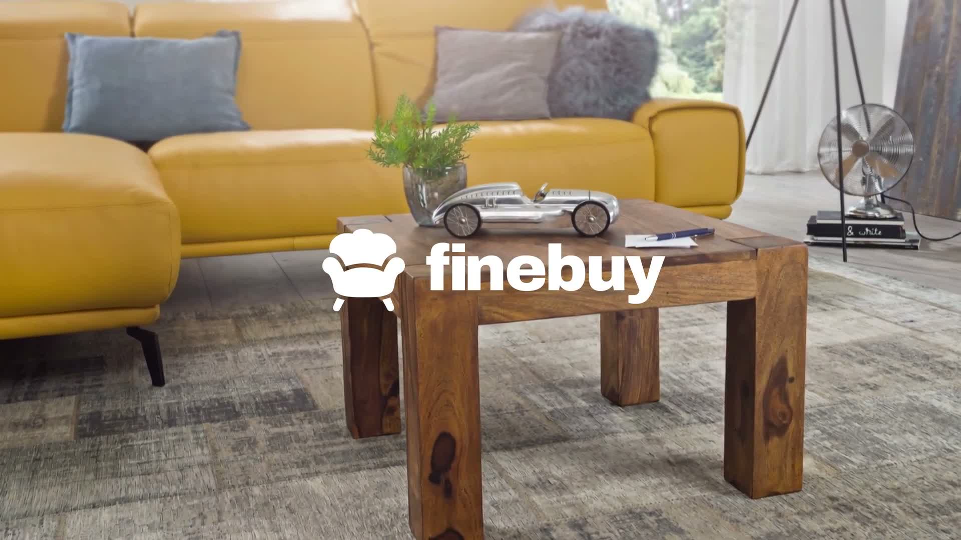 FineBuy Couchtisch Sheesham Massivholz 60x60 cm Produktbild-Vorschau 6