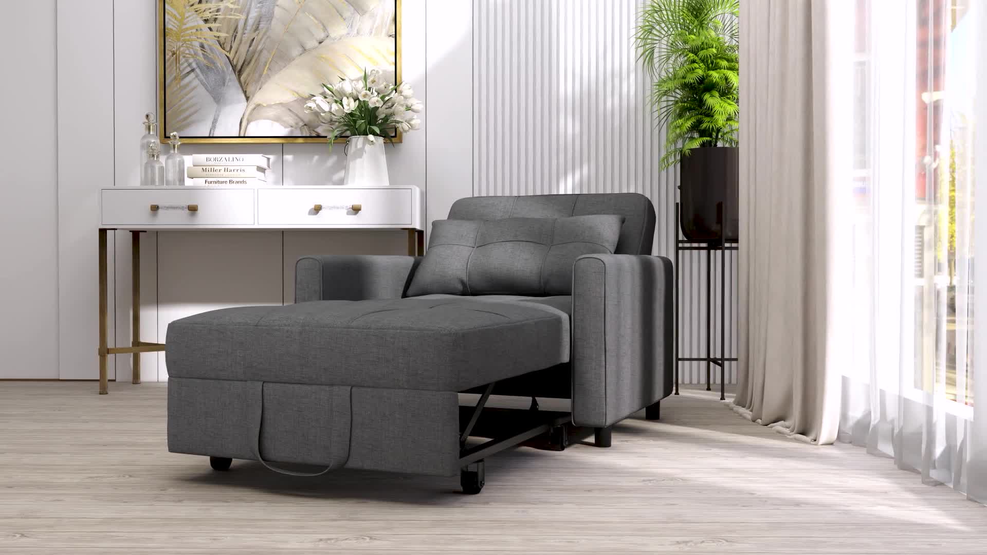 Bealife Sessel 3 in 1 Klappsessel, Schlafsessel, Produktbild-Vorschau 7