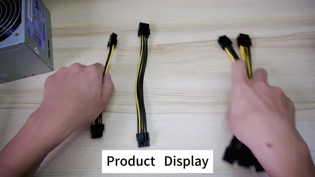 L28 8 pin PCIe auf 2x 8pin (6+2) Grafikkarte Stromkabel Produktbild-Vorschau 5