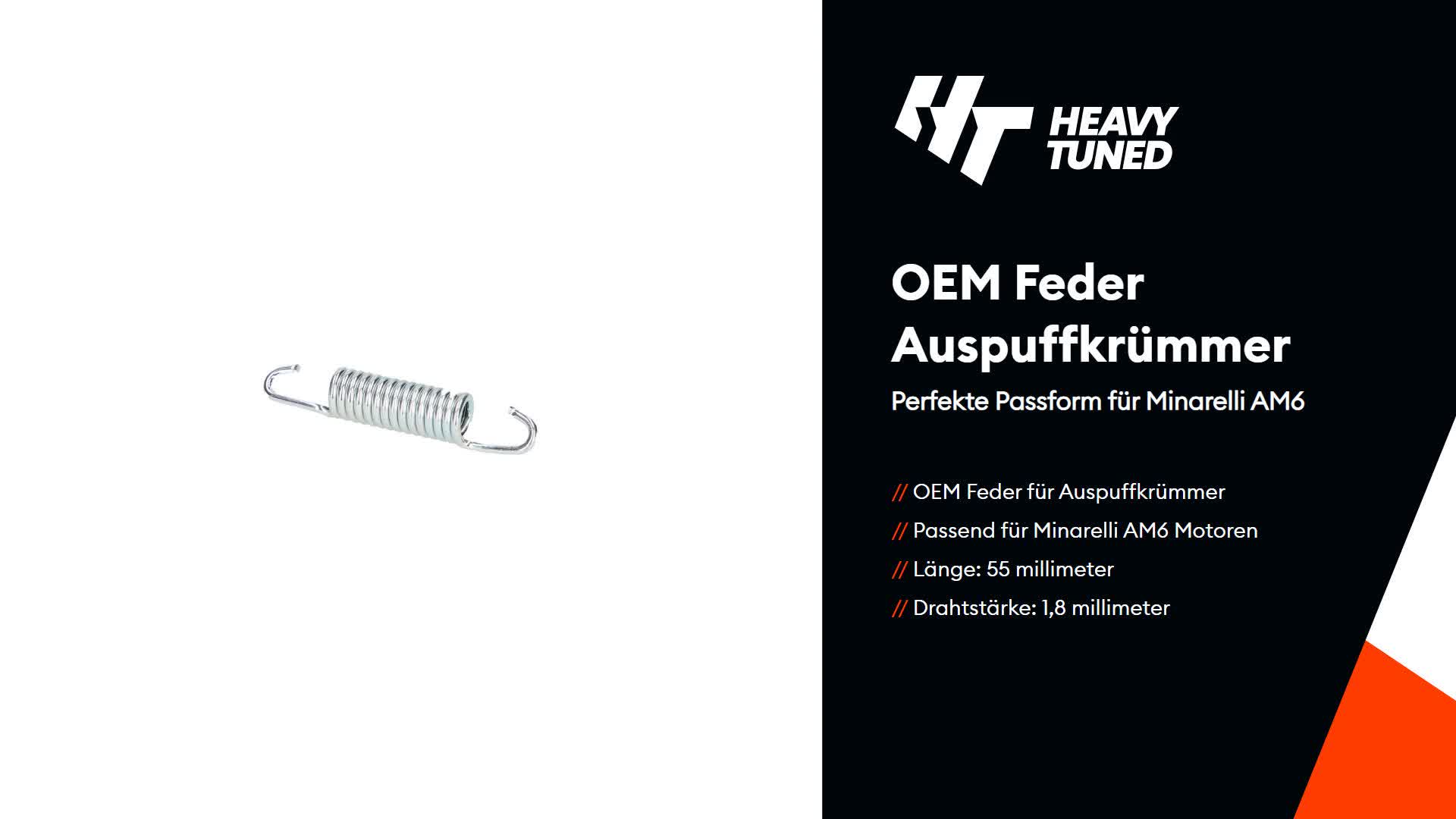 Minarelli Feder Auspuffkrümmer OEM kompatibel mit Minarelli Produktbild-Vorschau 2