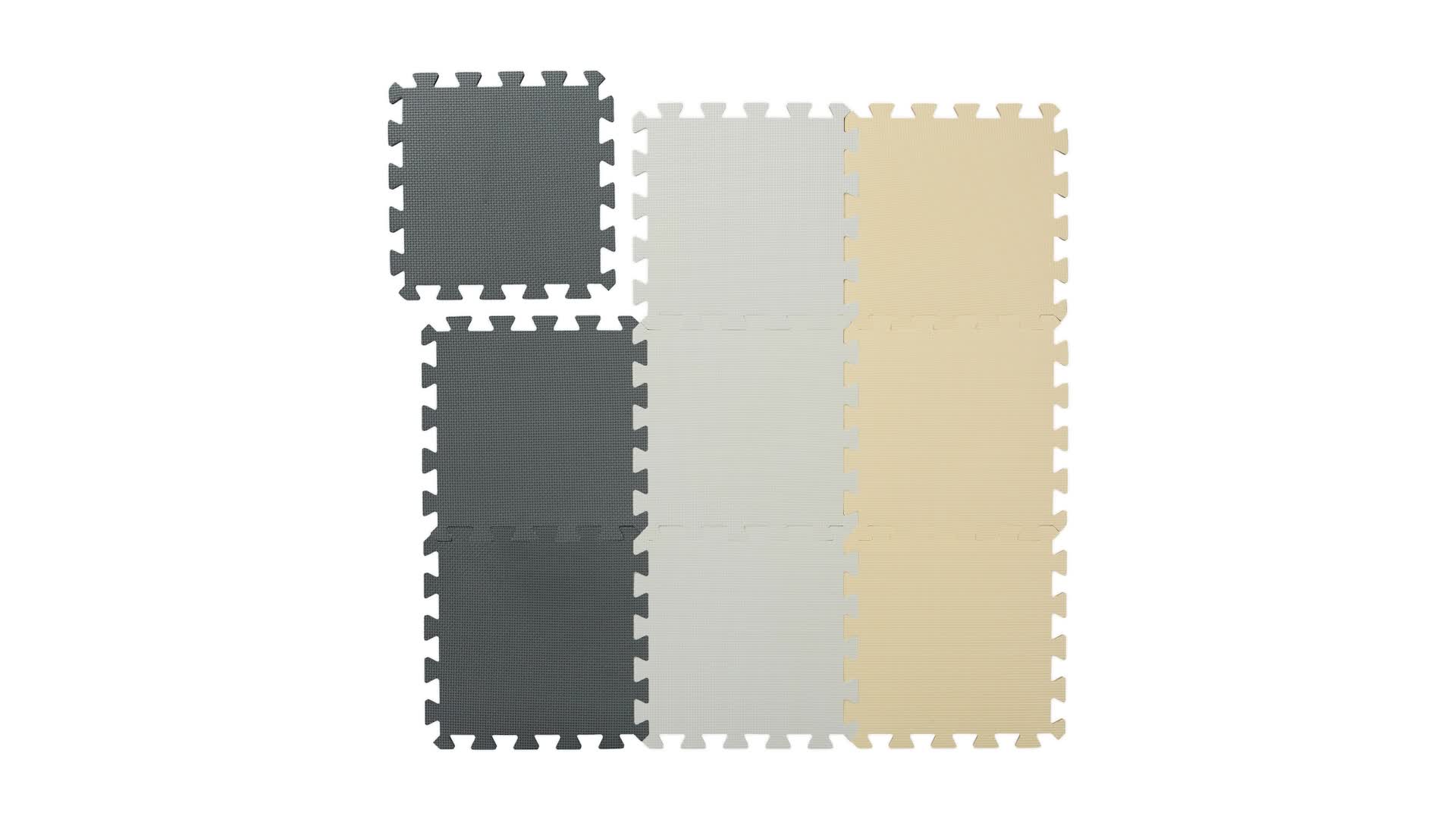 Relaxdays Puzzlematte, 18-teiliges Spielmatte Set, 30 x 30 Produktbild-Vorschau 7