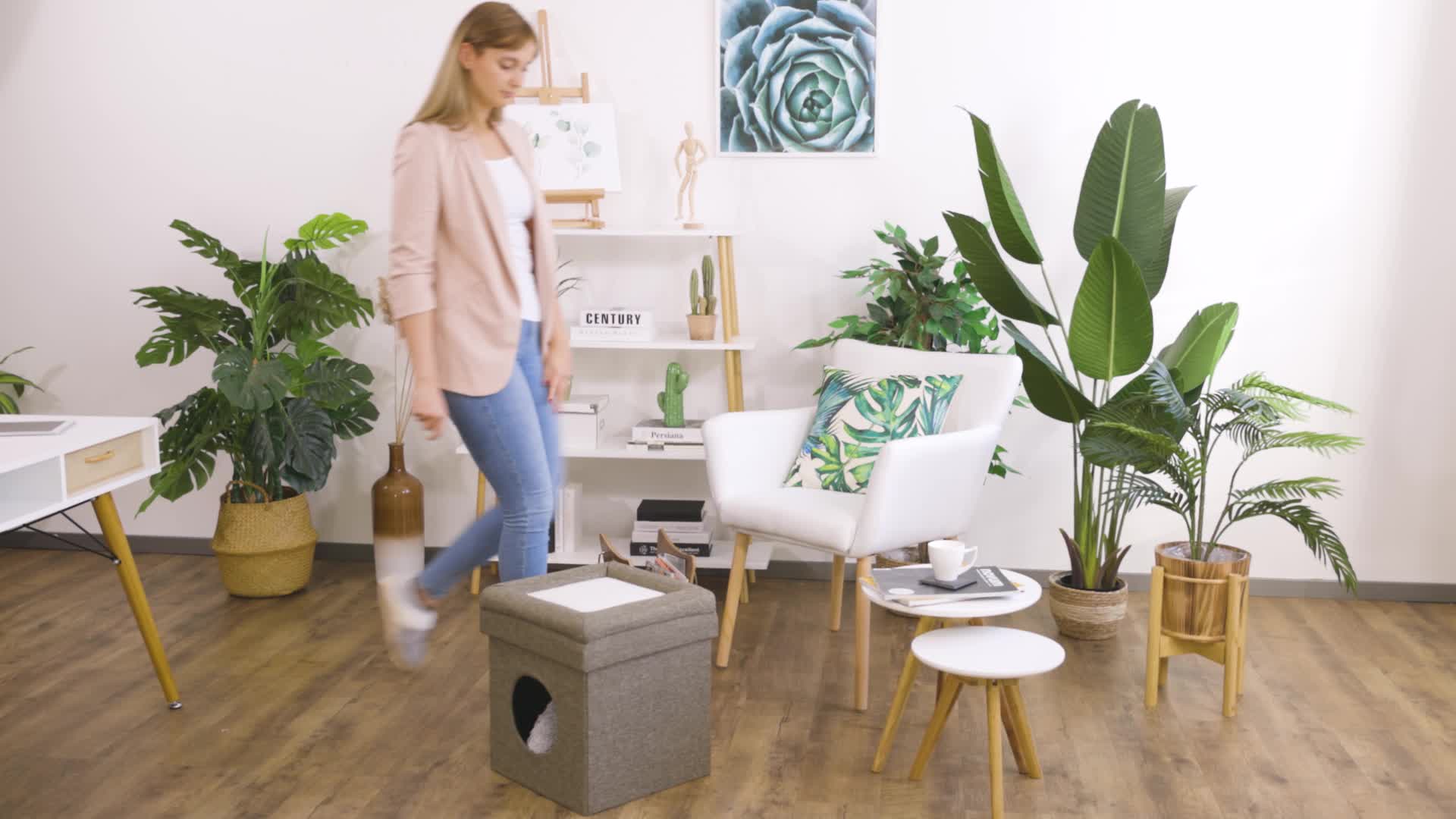 Relaxdays Katzenhöhle indoor, Rückzugsort für Katzen & Produktbild-Vorschau 7