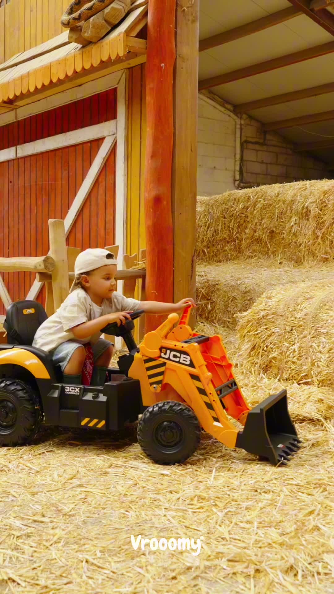 JCB Elektrotraktor 12V mit Frontlader & Bagger (2–6 Jahre) Produktbild-Vorschau 7