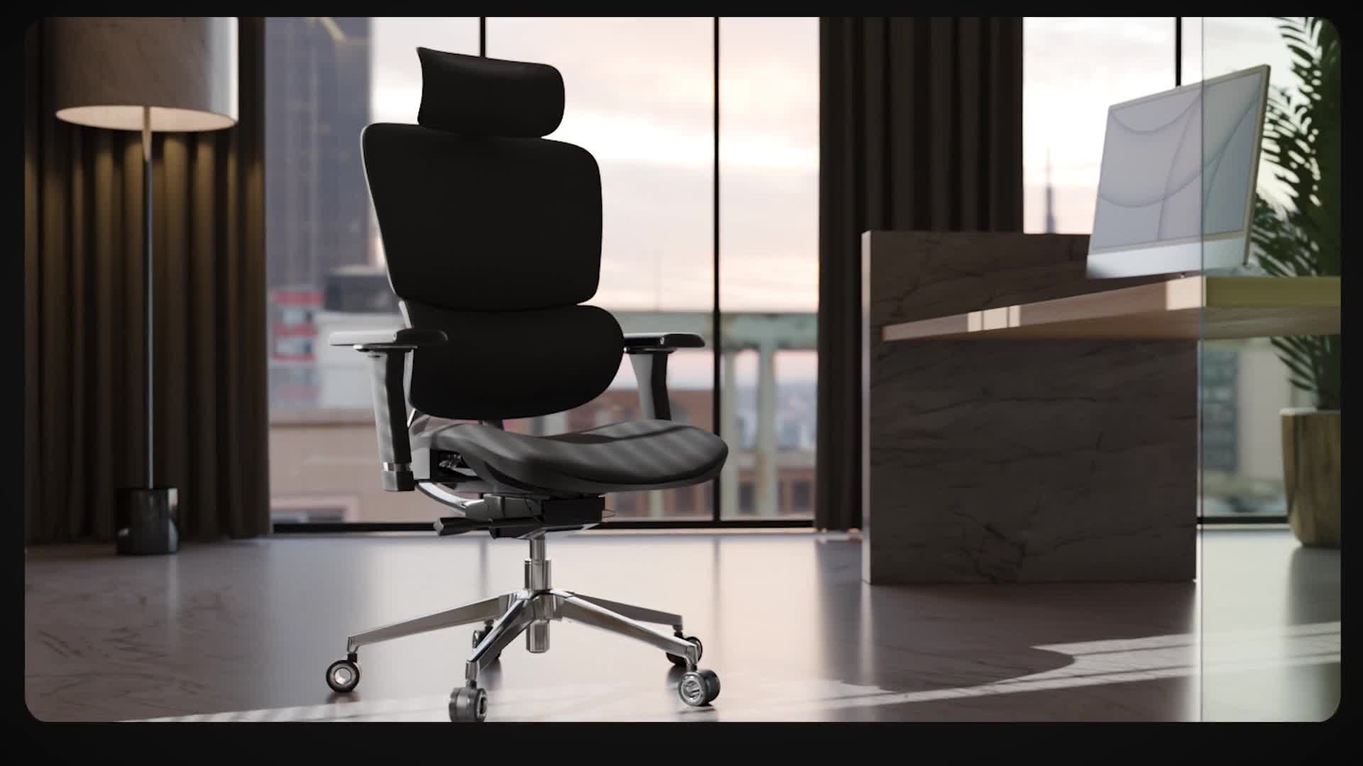 CLOUVOU MasterSeat Bürostuhl Ergonomisch Schreibtischstuhl Produktbild-Vorschau 7