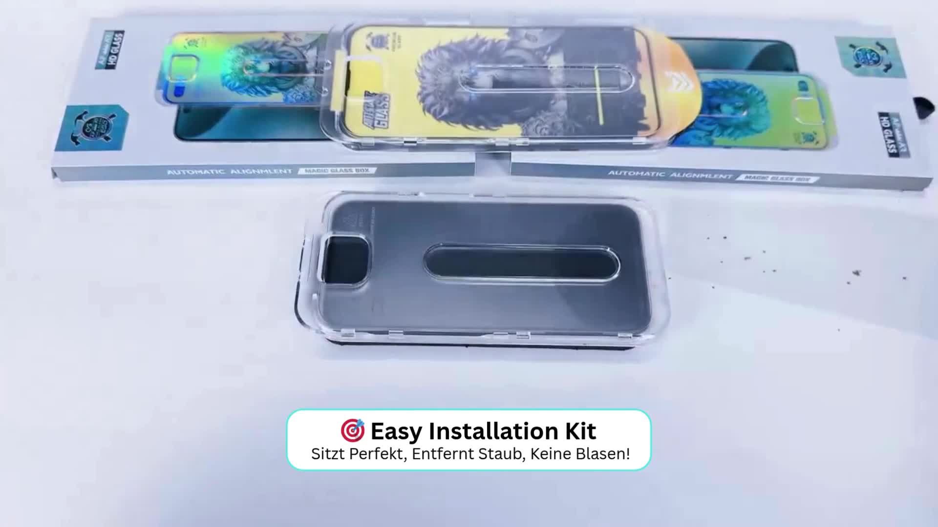 Panzerfolie iPhone 16 Schutzfolie Displayschutz | 9H Produktbild-Vorschau 7