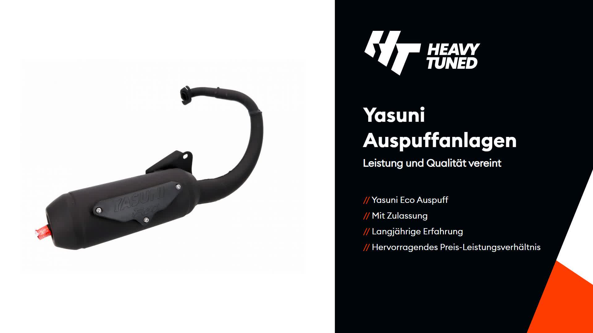 Yasuni Auspuffanlage mit Zulassung kompatibel mit Peugeot Produktbild-Vorschau 2