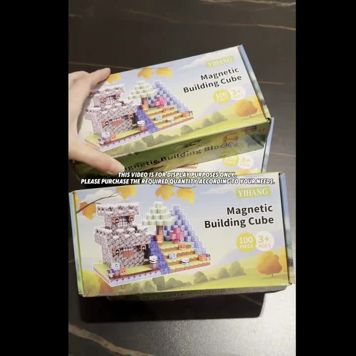 100-teiliges Magnetische Bausteine Set – Kreatives Produktbild-Vorschau 6