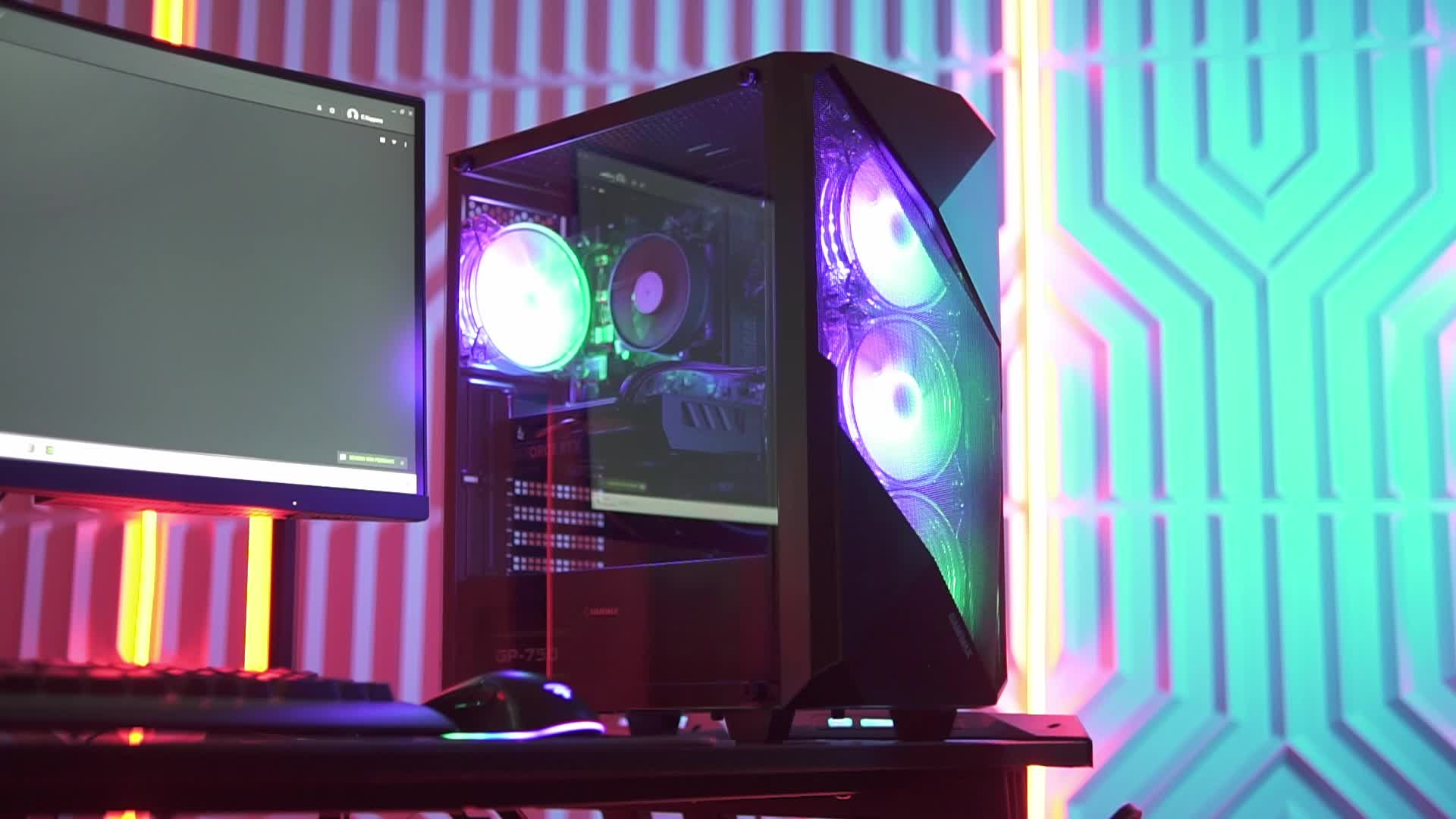 GAMEMAX Gaming PC Striker Komplett Set Ryzen 7 5700X 32GB Produktbild-Vorschau 7