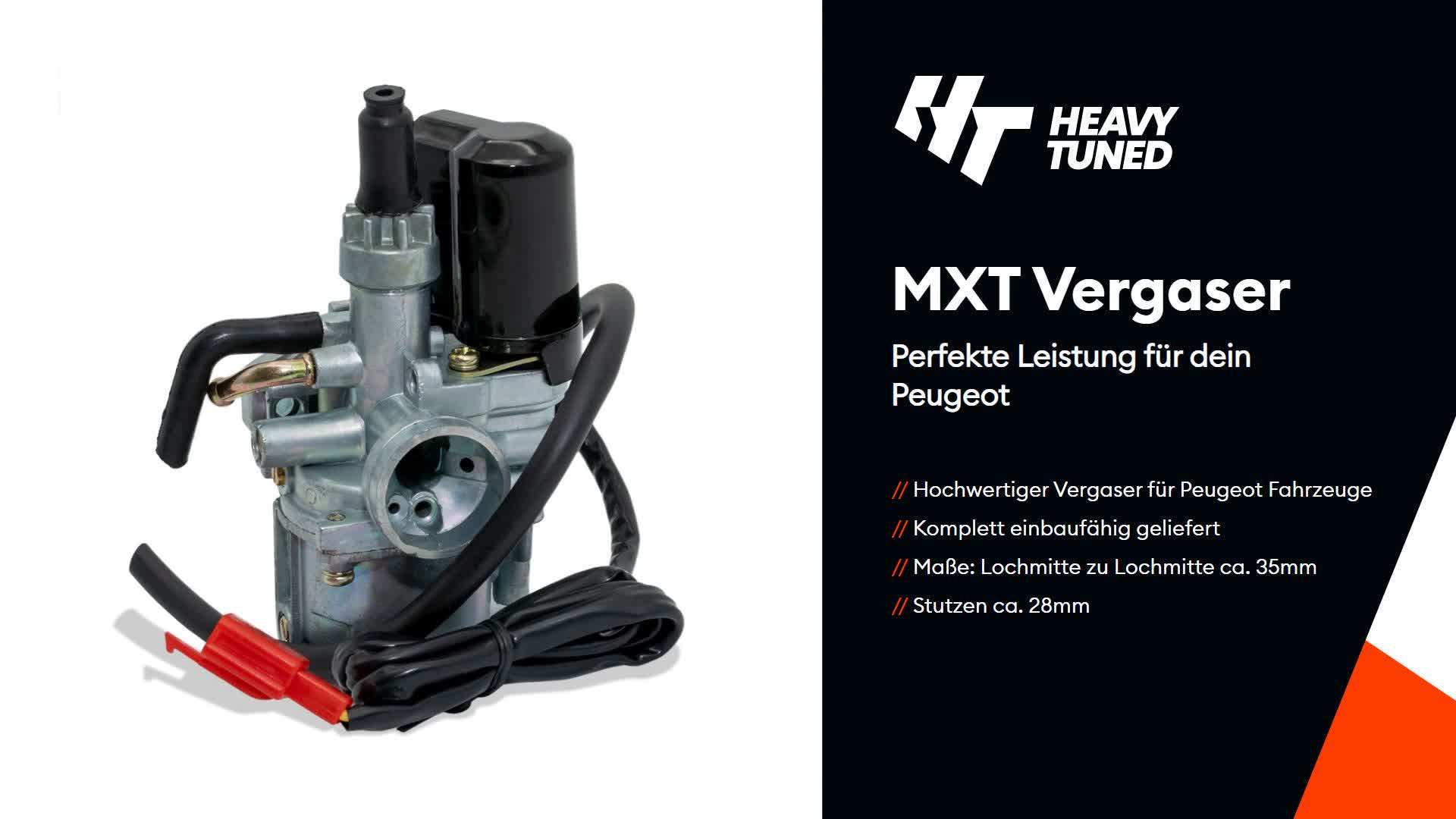MXT Vergaser-Set Standard 12mm komplett mit E-Choke Produktbild-Vorschau 6
