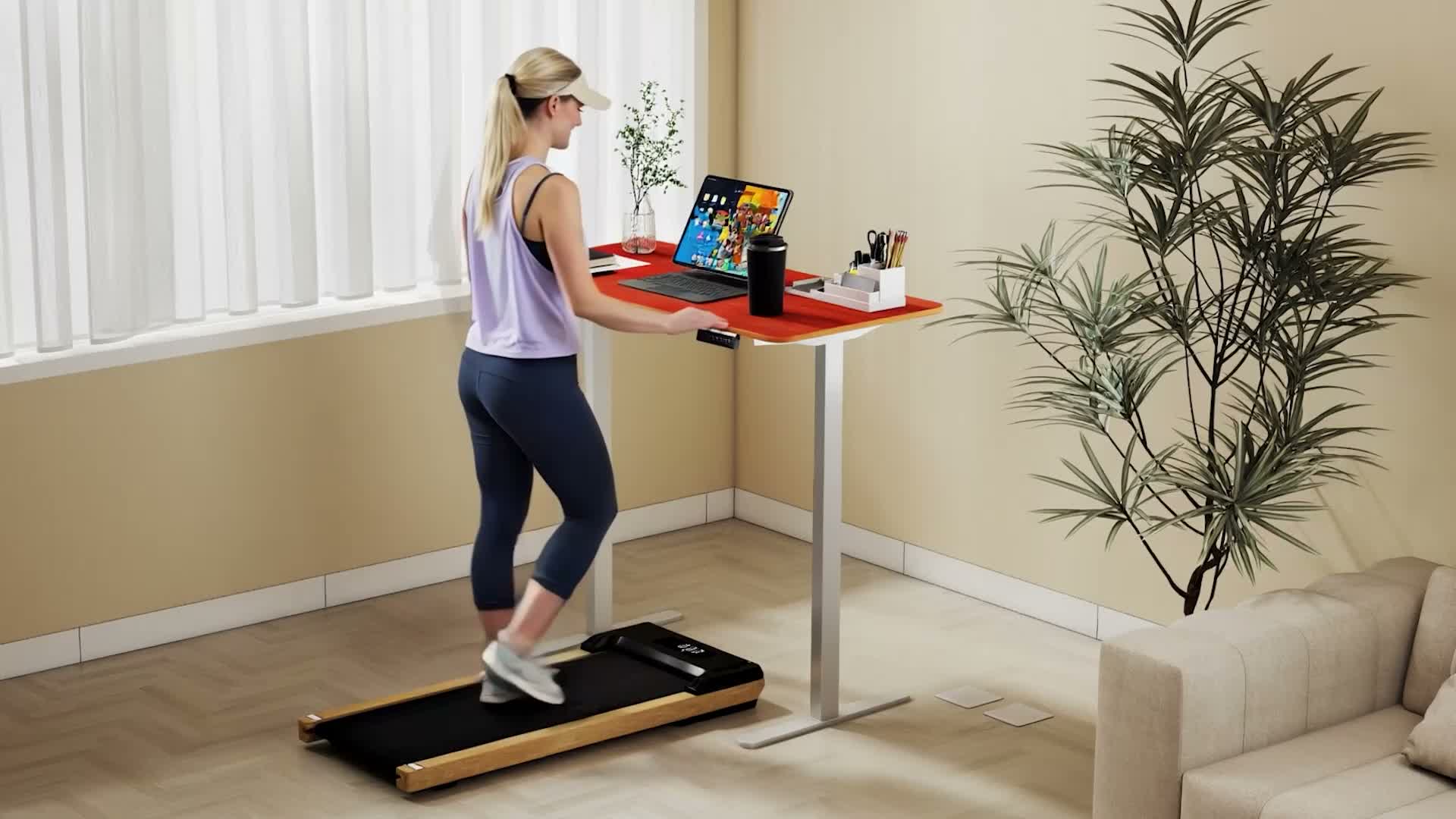 HOMCOM Höhenverstellbarer Schreibtisch Gestell Elektrisch Produktbild-Vorschau 7