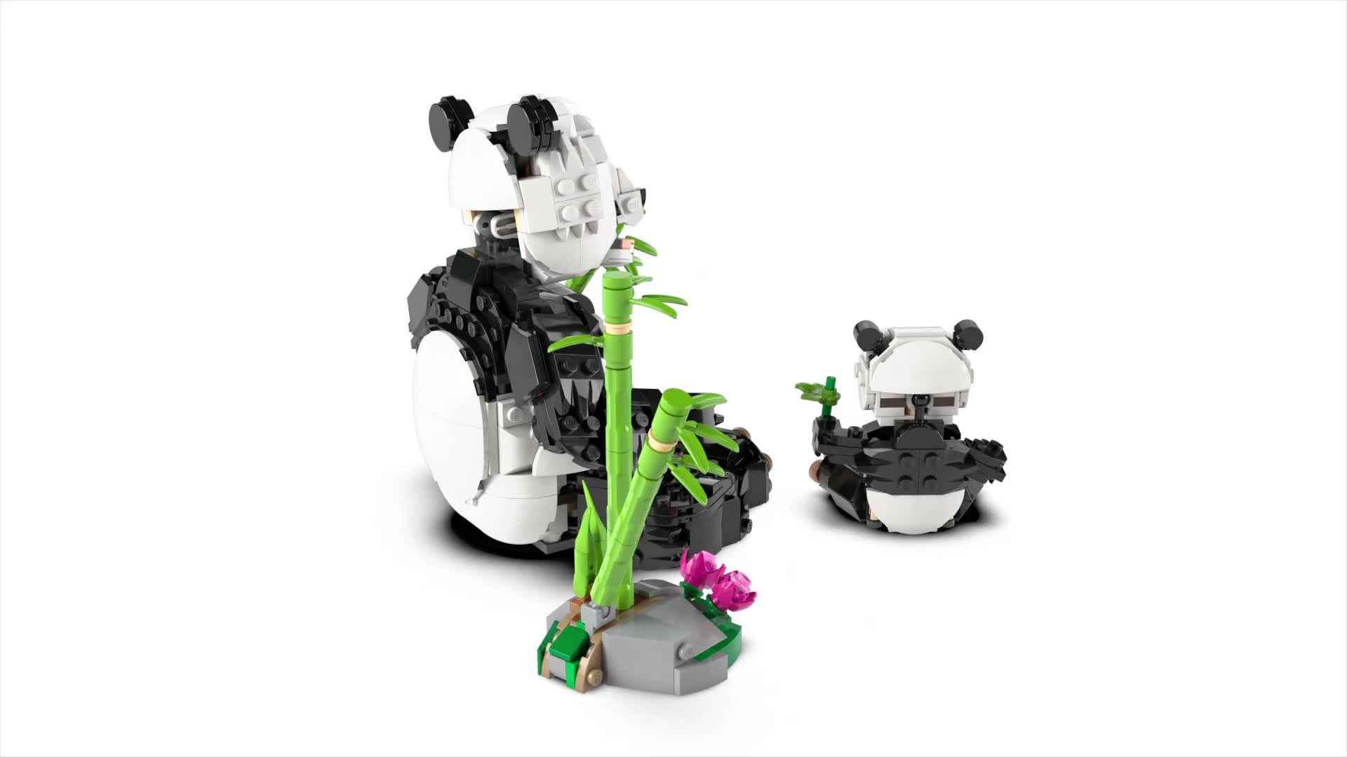 LEGO Creator 3in1 Wilde Tiere: Pandafamilie - Tierfiguren Produktbild-Vorschau 7