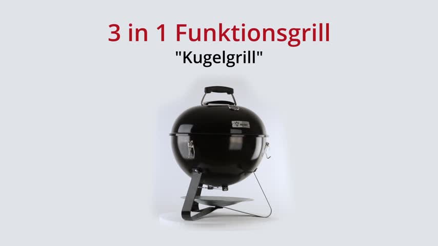 BBQ-Toro 3 in 1 Räuchertonne Ø 47 cm, 3in1 Smoker, Produktbild-Vorschau 7