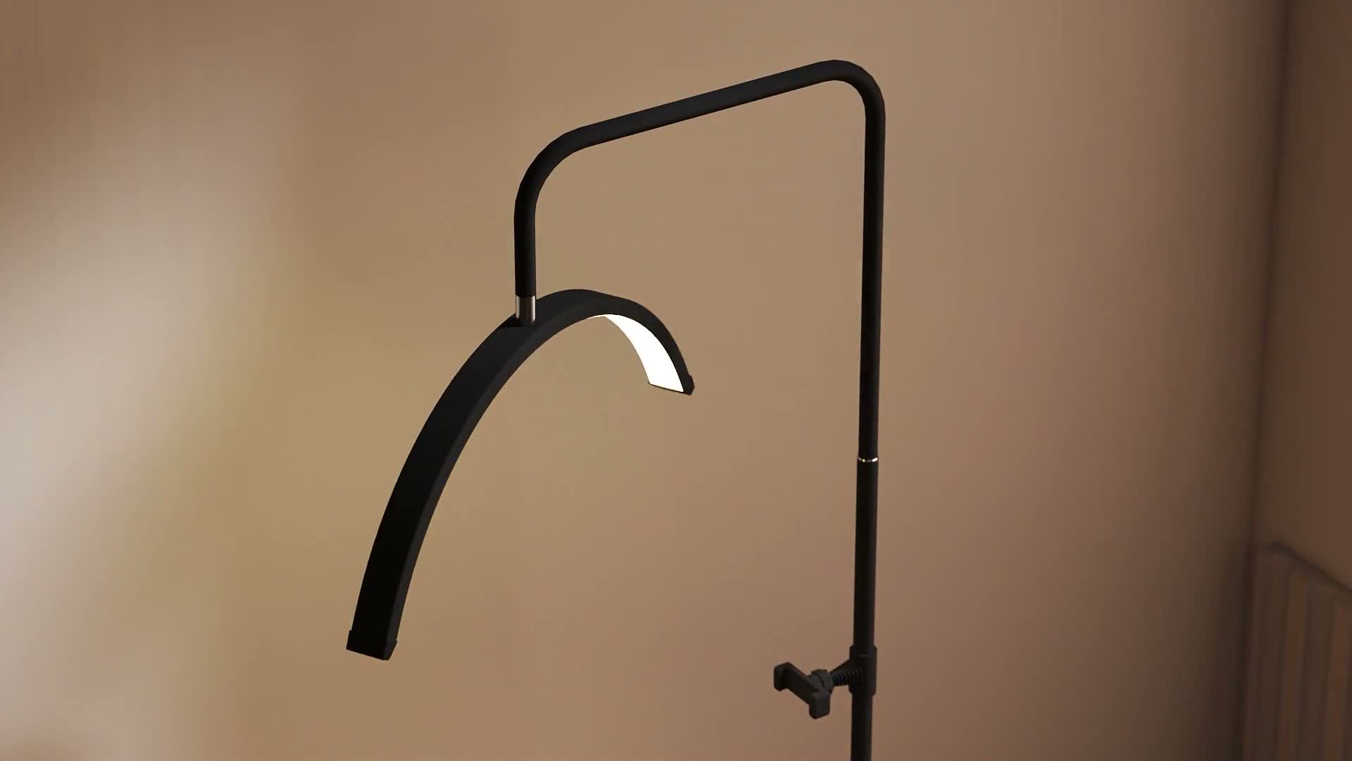 HOMCOM LED Halbmond Wimpern Lampe für Wimpernverlängerungen Produktbild-Vorschau 7
