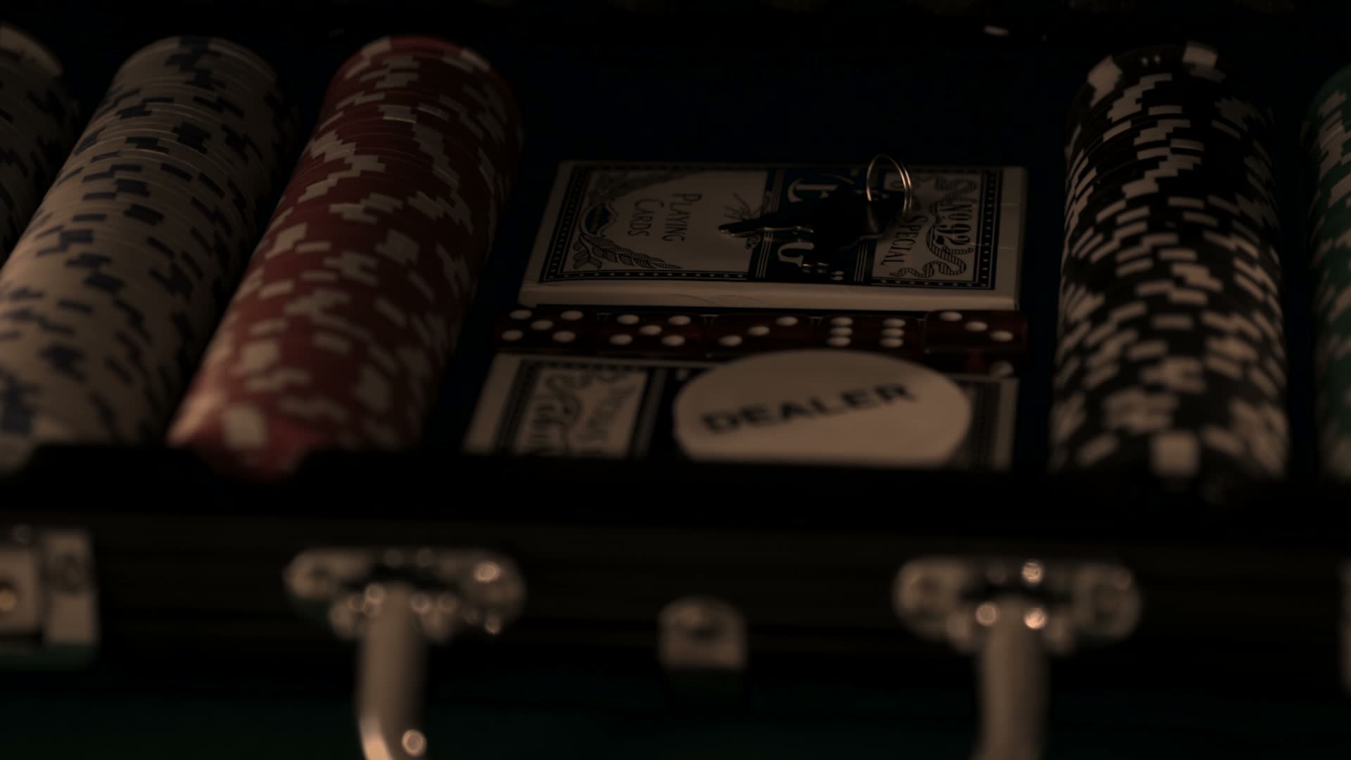 Relaxdays Pokerkoffer, 300 Pokerchips ohne Wert, 2 Produktbild-Vorschau 7