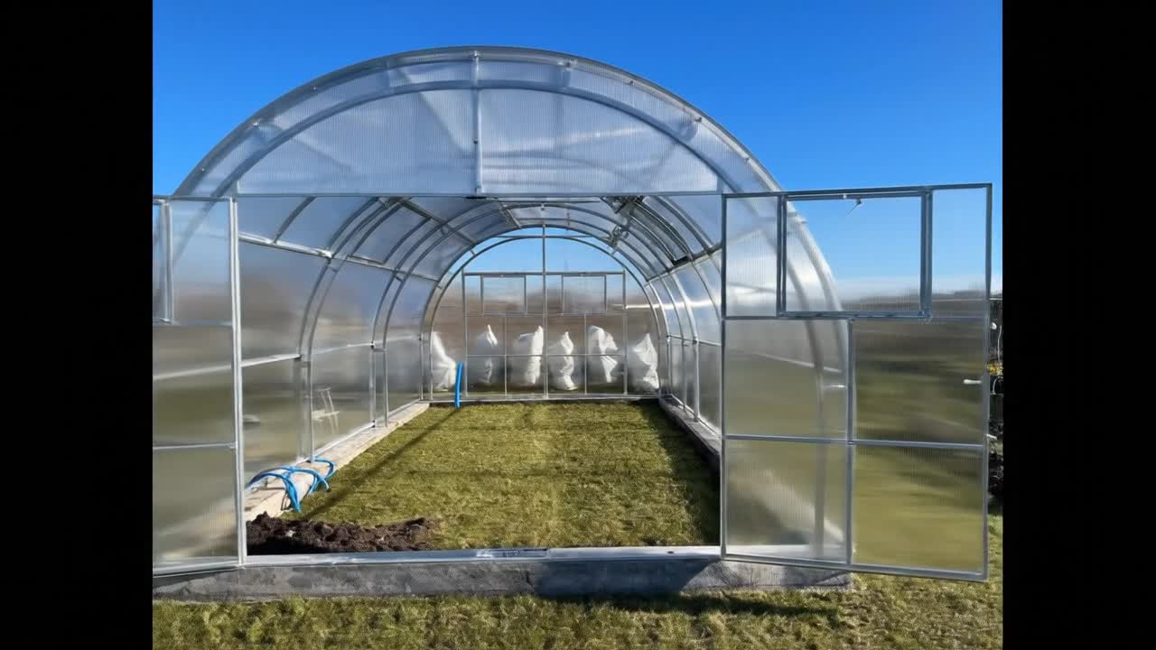 Garten Dream Polycarbonat-Gewächshaus "Oasis" 4x6m aus Produktbild-Vorschau 7