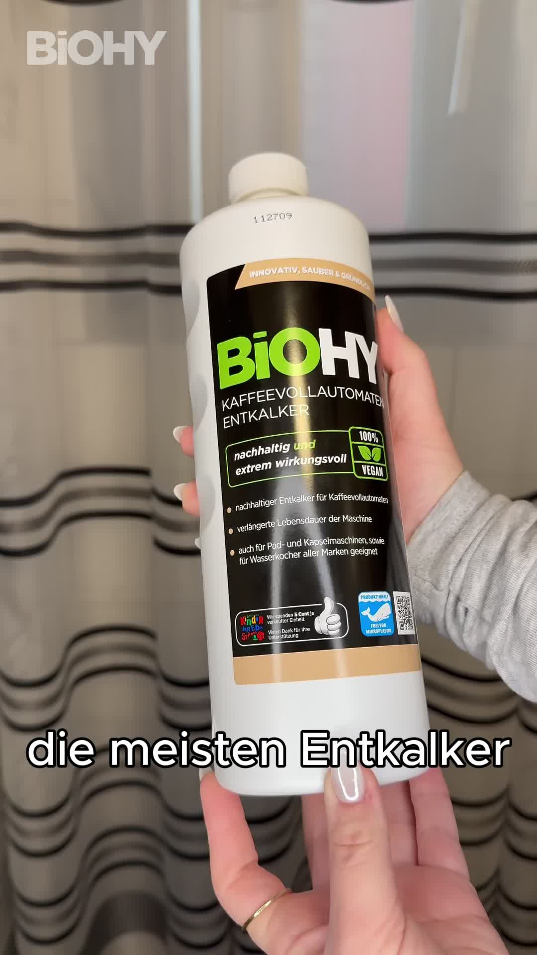 BiOHY Kaffeevollautomaten Entkalker (2x1l Flasche) + Produktbild-Vorschau 7