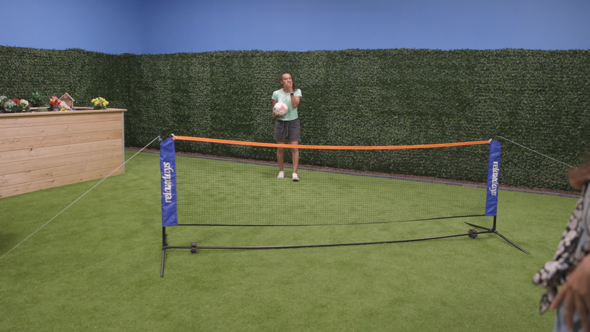 Relaxdays Badminton Netz, höhenverstellbar bis 225 cm, Produktbild-Vorschau 7