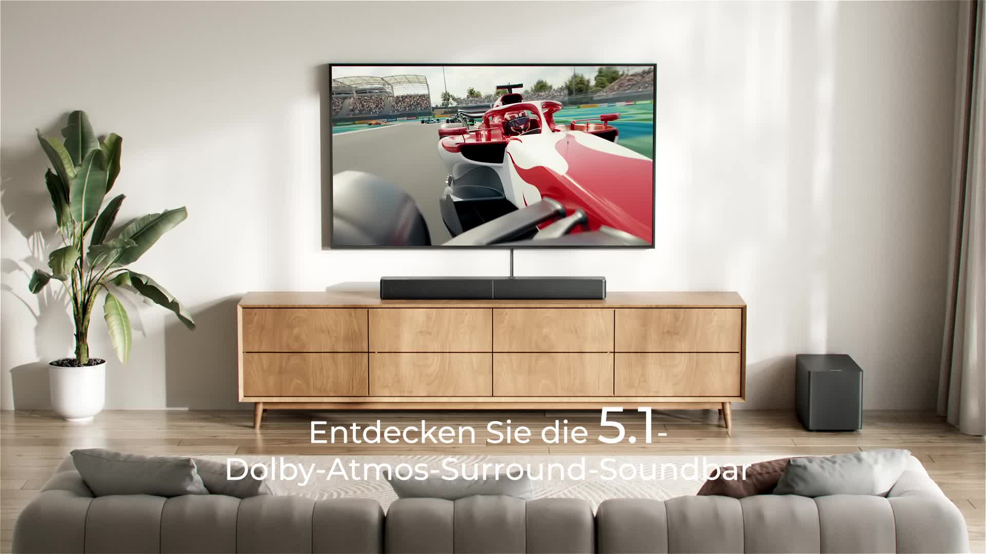 ULTIMEA 5.1 Dolby Atmos Soundbar, Heimkino-Soundsystem mit Produktbild-Vorschau 7