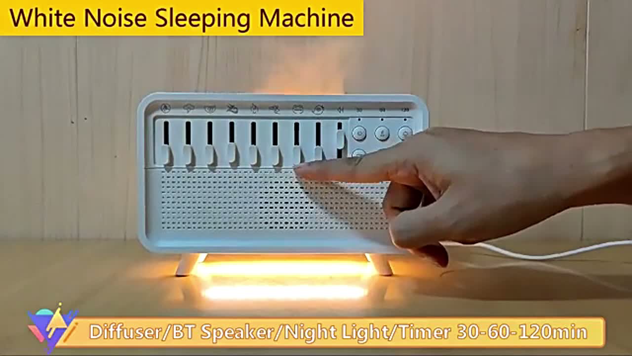 4-in-1 White Noise Machine, Weißes Rauschen Humidifier mit Produktbild-Vorschau 7