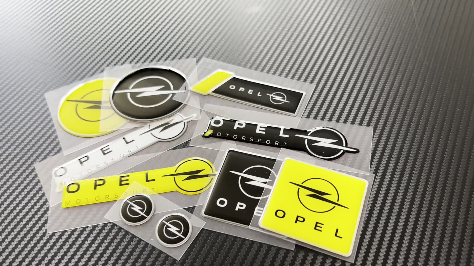 Aufkleber 3D Opel Logo, schwarz, 58 mm Produktbild-Vorschau 6