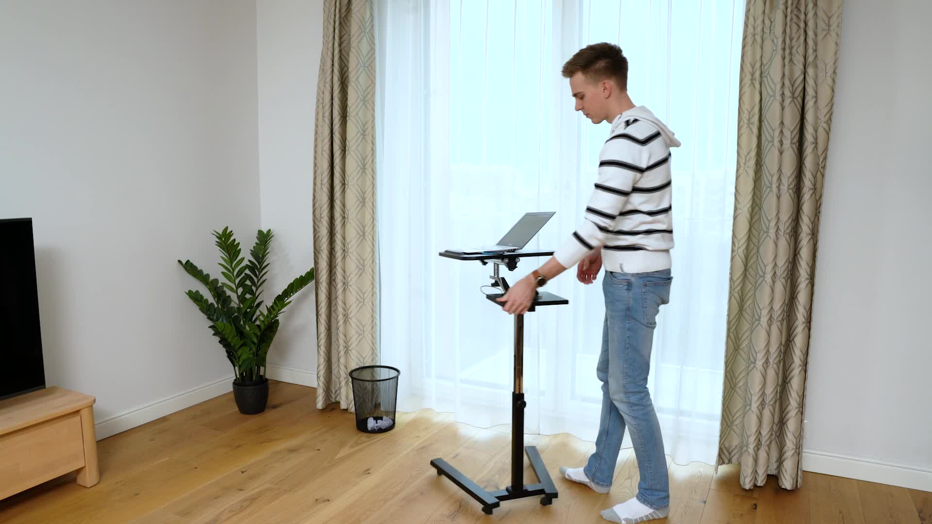 Tatkraft Joy Laptoptisch Laptopständer auf Rollen Produktbild-Vorschau 5