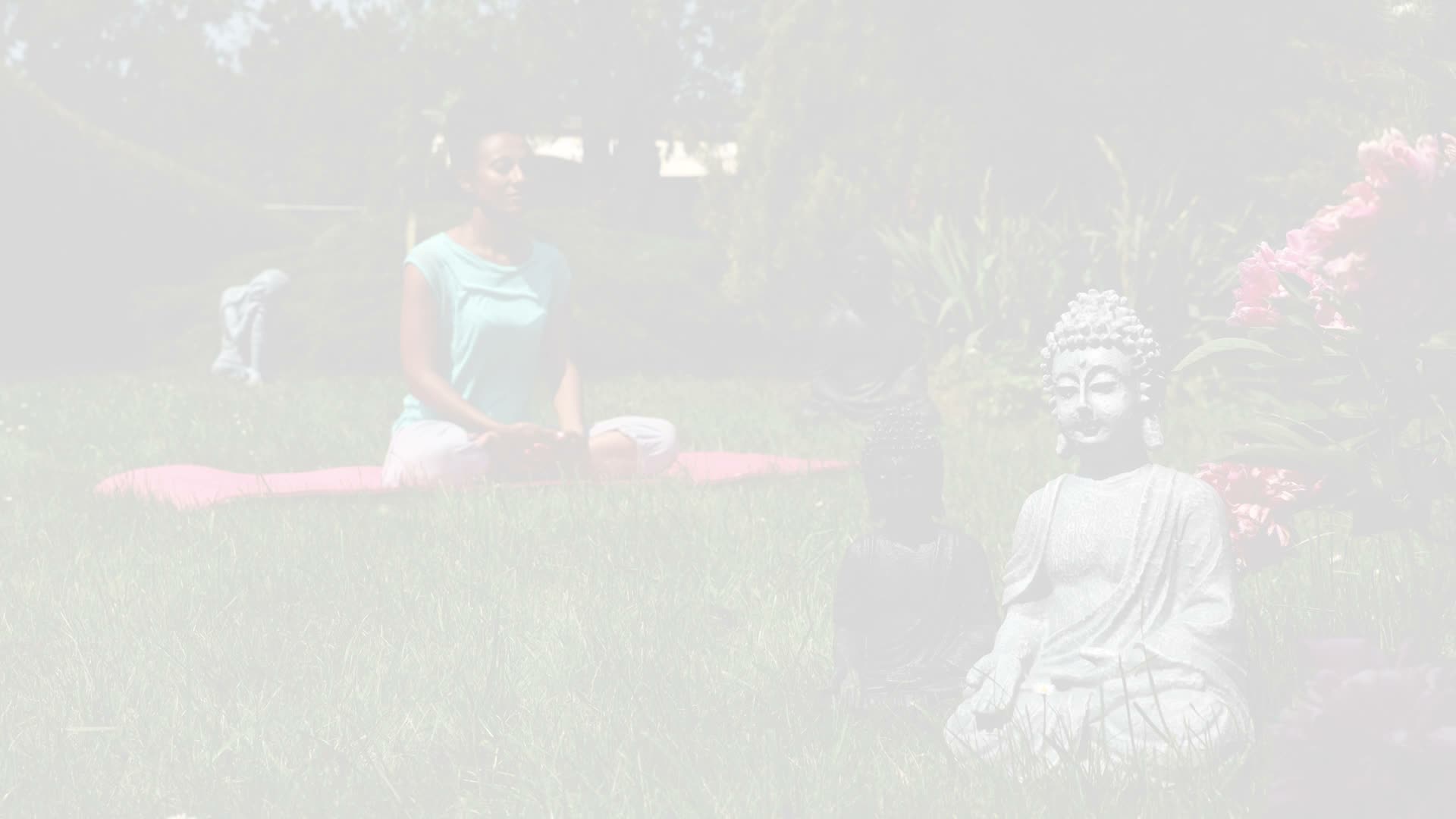 Relaxdays Buddha Figur sitzend, 30 cm, Gartenfigur, Produktbild-Vorschau 7