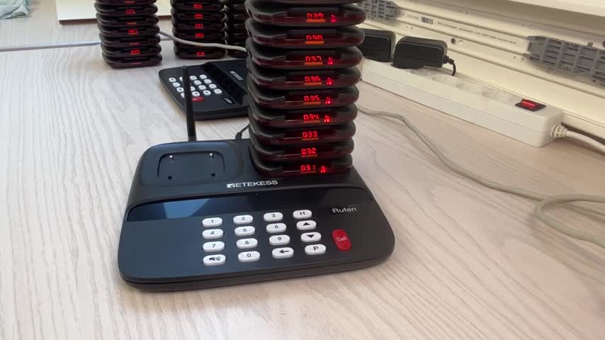 Retekess TD183 Wireless Pager System, 20 Untersetzer Produktbild-Vorschau 7