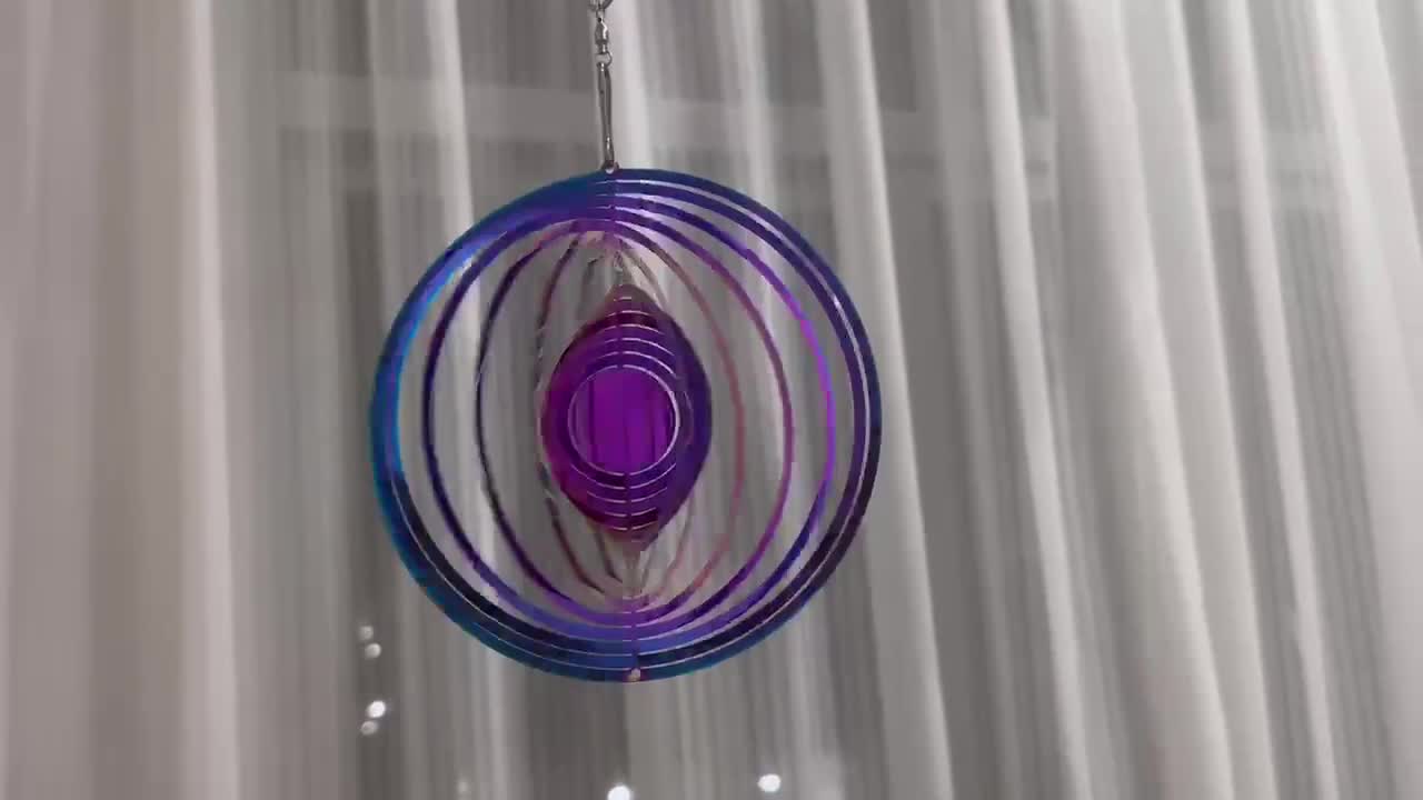 GKA Edelstahl Windspiel GK11 Regenbogen Gartendeko Produktbild-Vorschau 4
