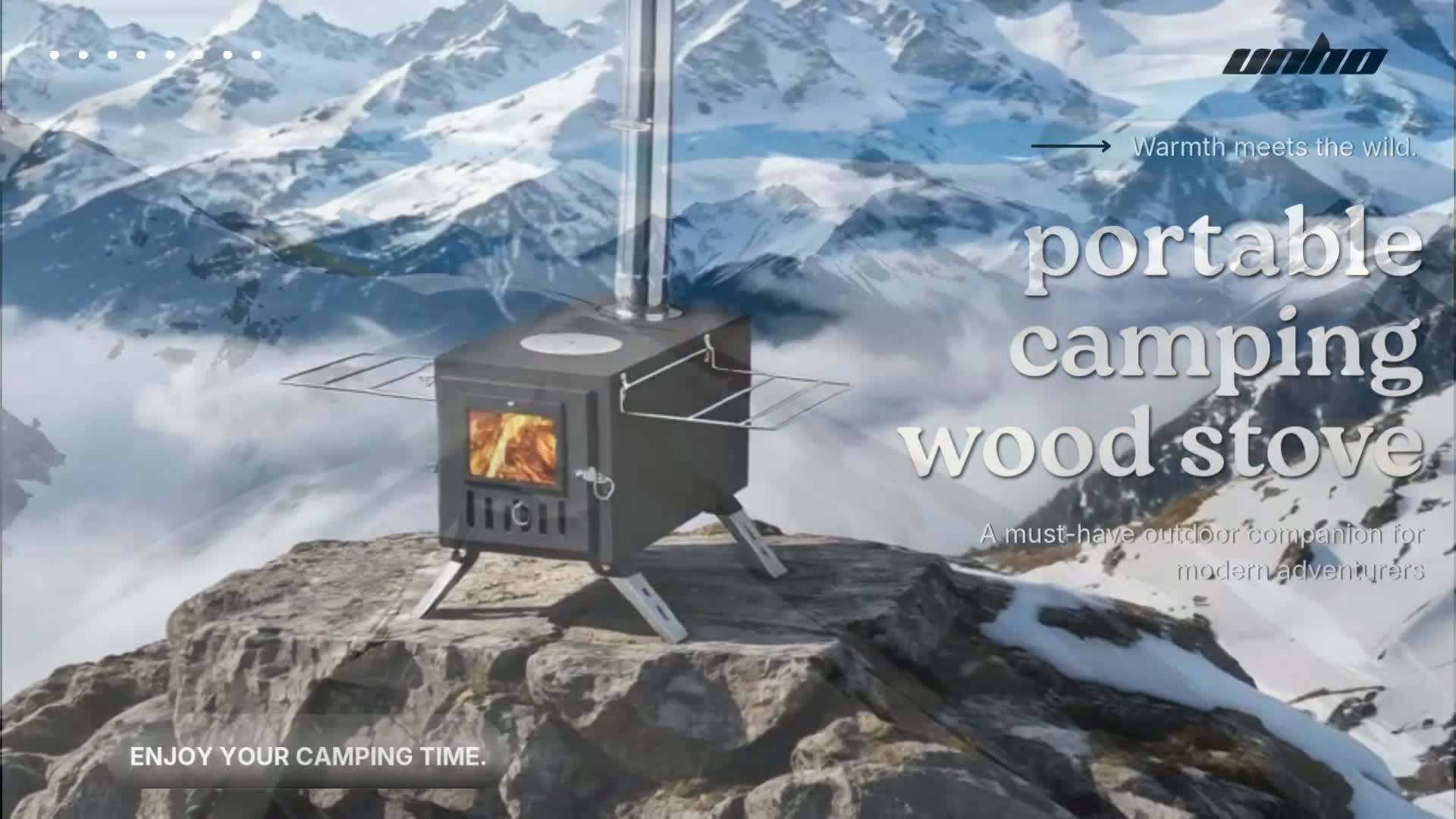 WISFOR Zeltofen Camping-Holzofen mit Sichtfenster, 6 Produktbild-Vorschau 6