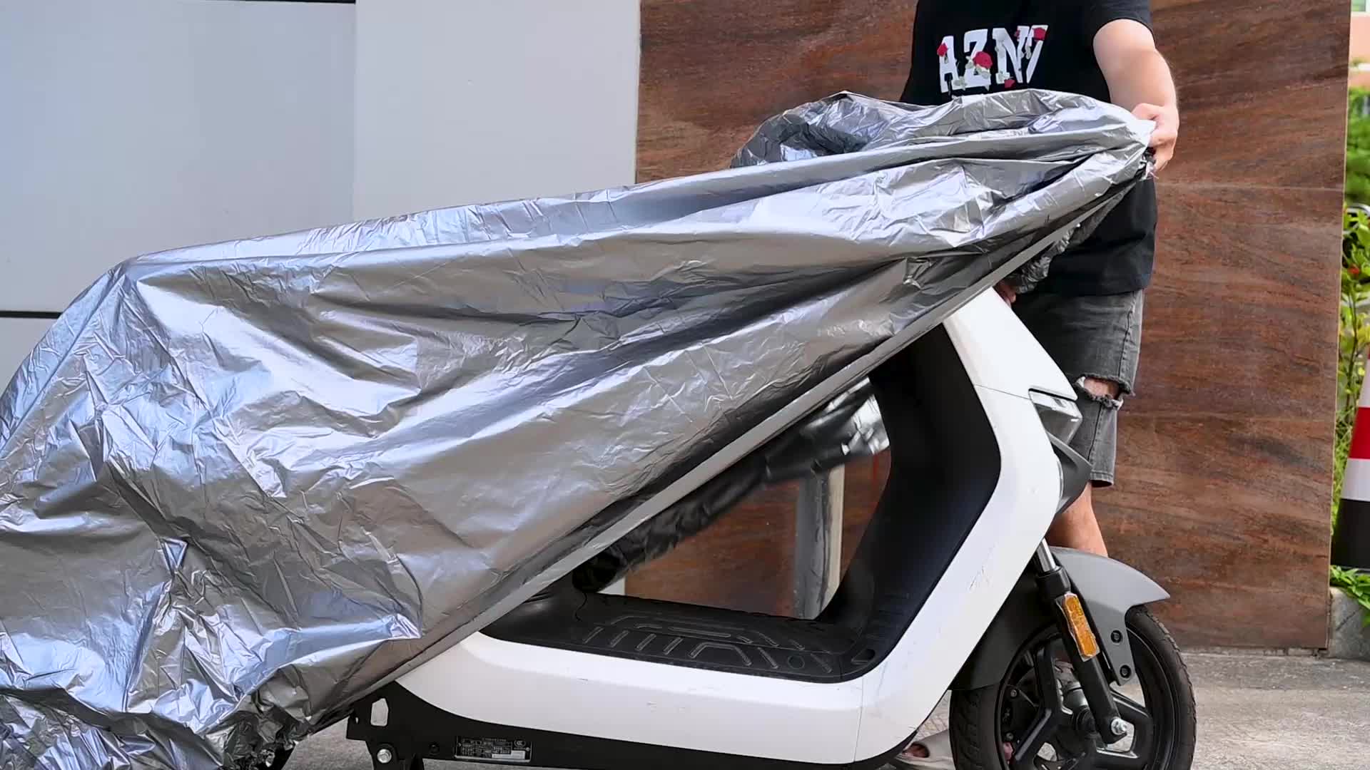 Universal Motorrad Roller Abdeckplane Motorradplane Produktbild-Vorschau 7