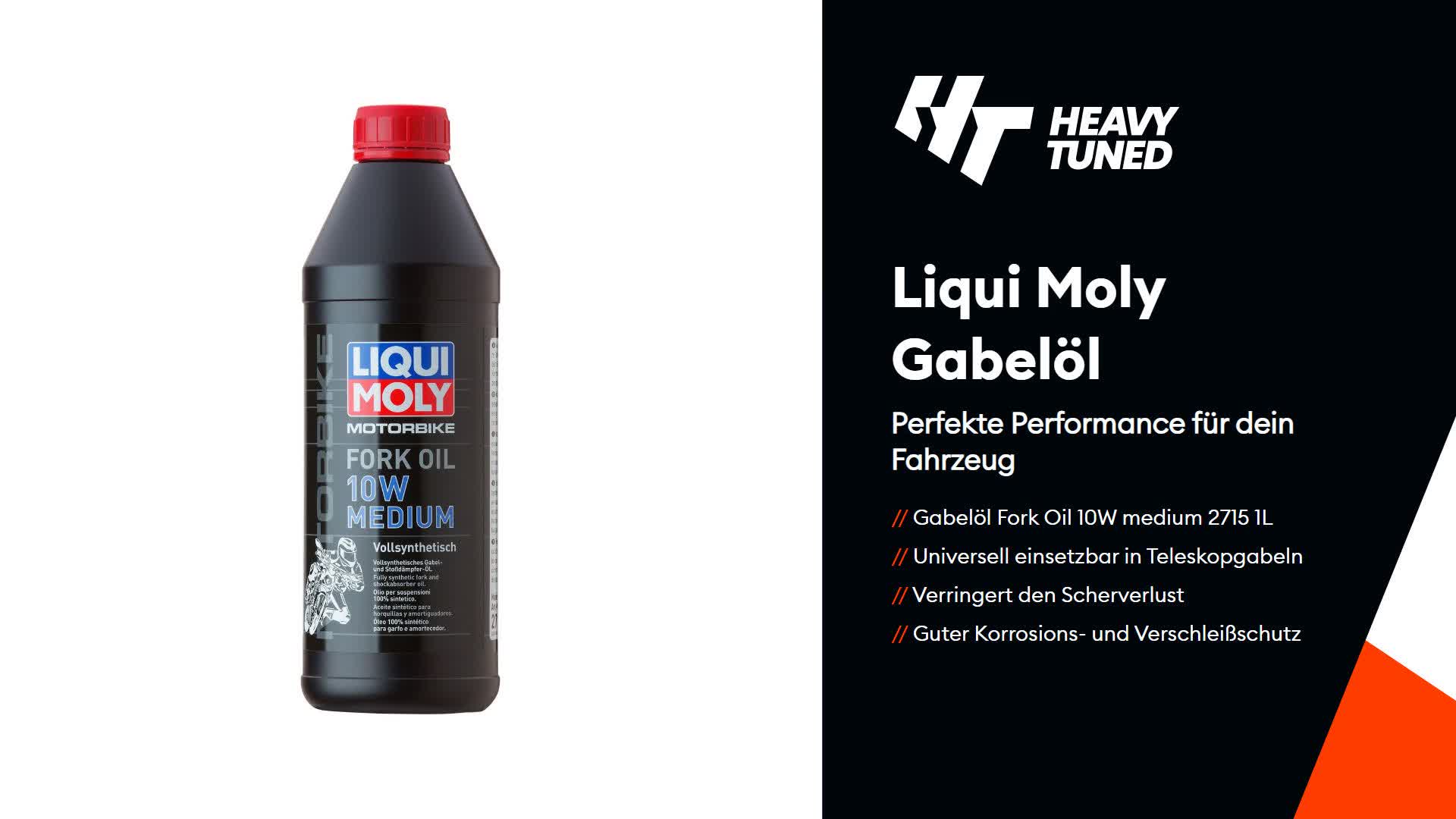 LIQUI MOLY Motorbike Fork Oil 10W 1 l 5900609 Produktbild-Vorschau 3