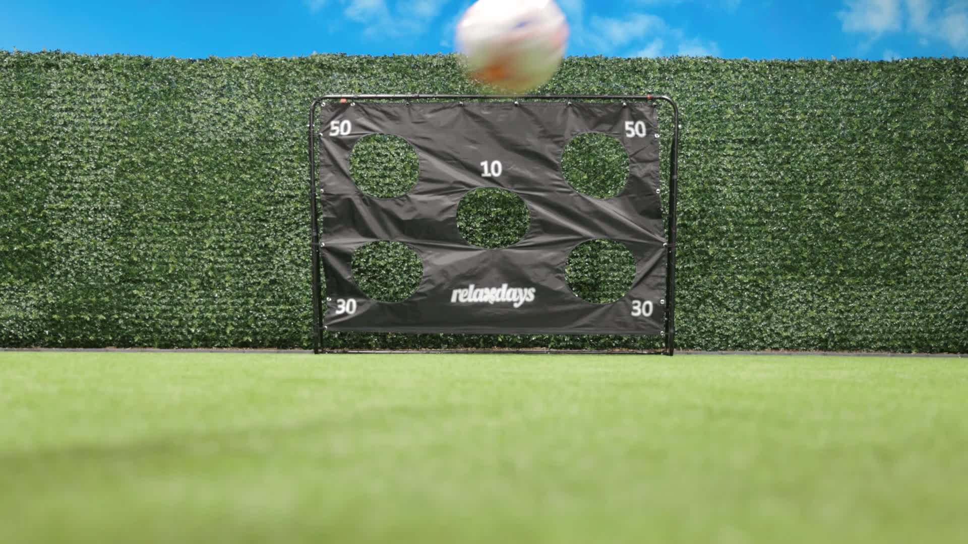 Relaxdays Fußballtor mit Torwand, Garten, Kinder & Produktbild-Vorschau 7