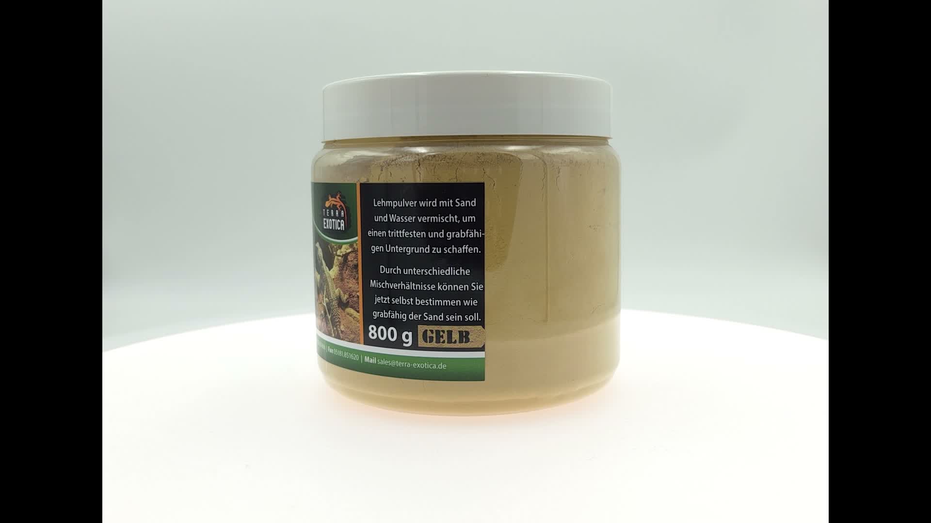 Lehmpulver - 800 g in Dose - Gelb Produktbild-Vorschau 7