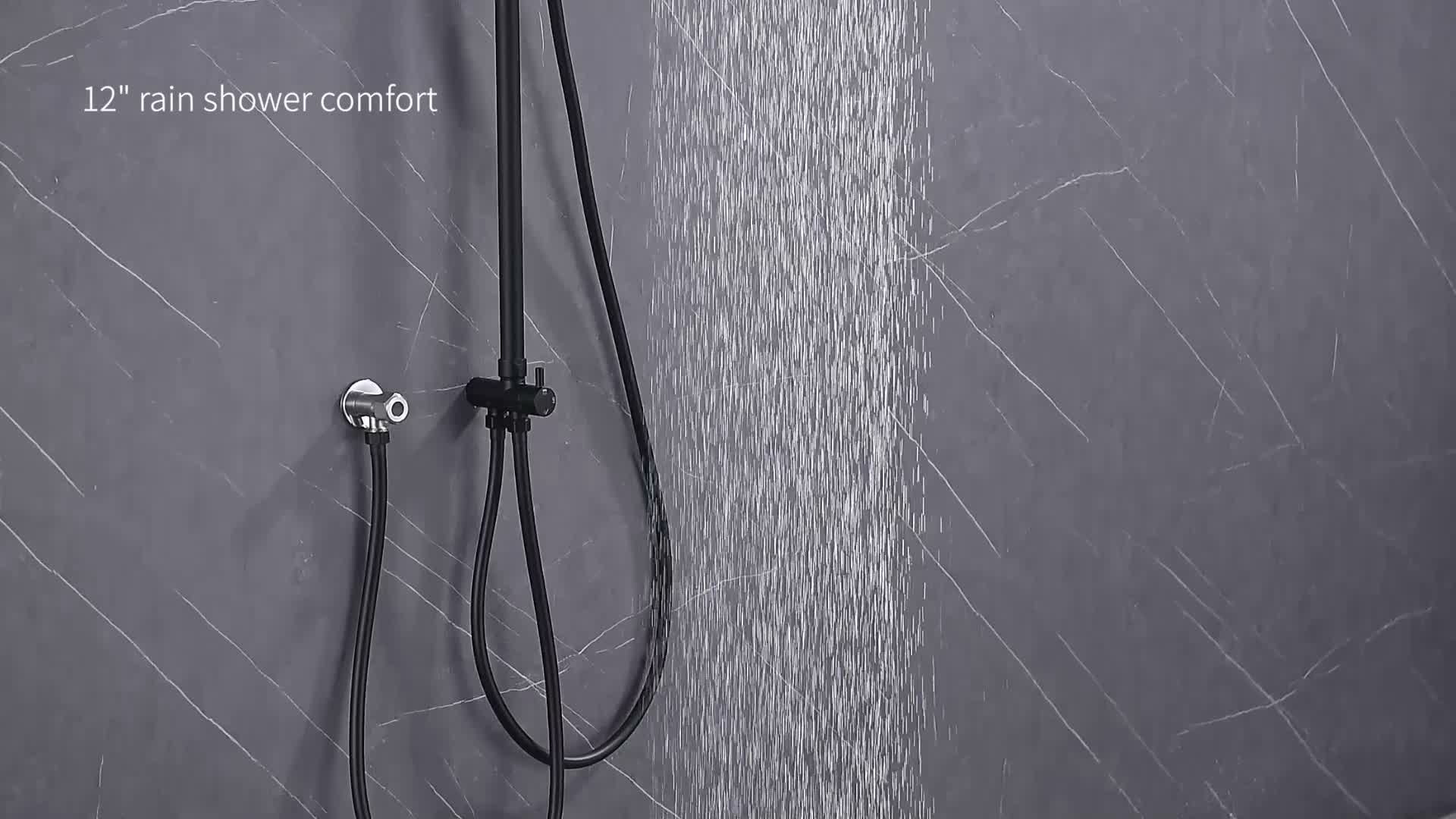 Homelody Duschsystem ohne Armatur, Duschset Duschsäule mit Produktbild-Vorschau 7