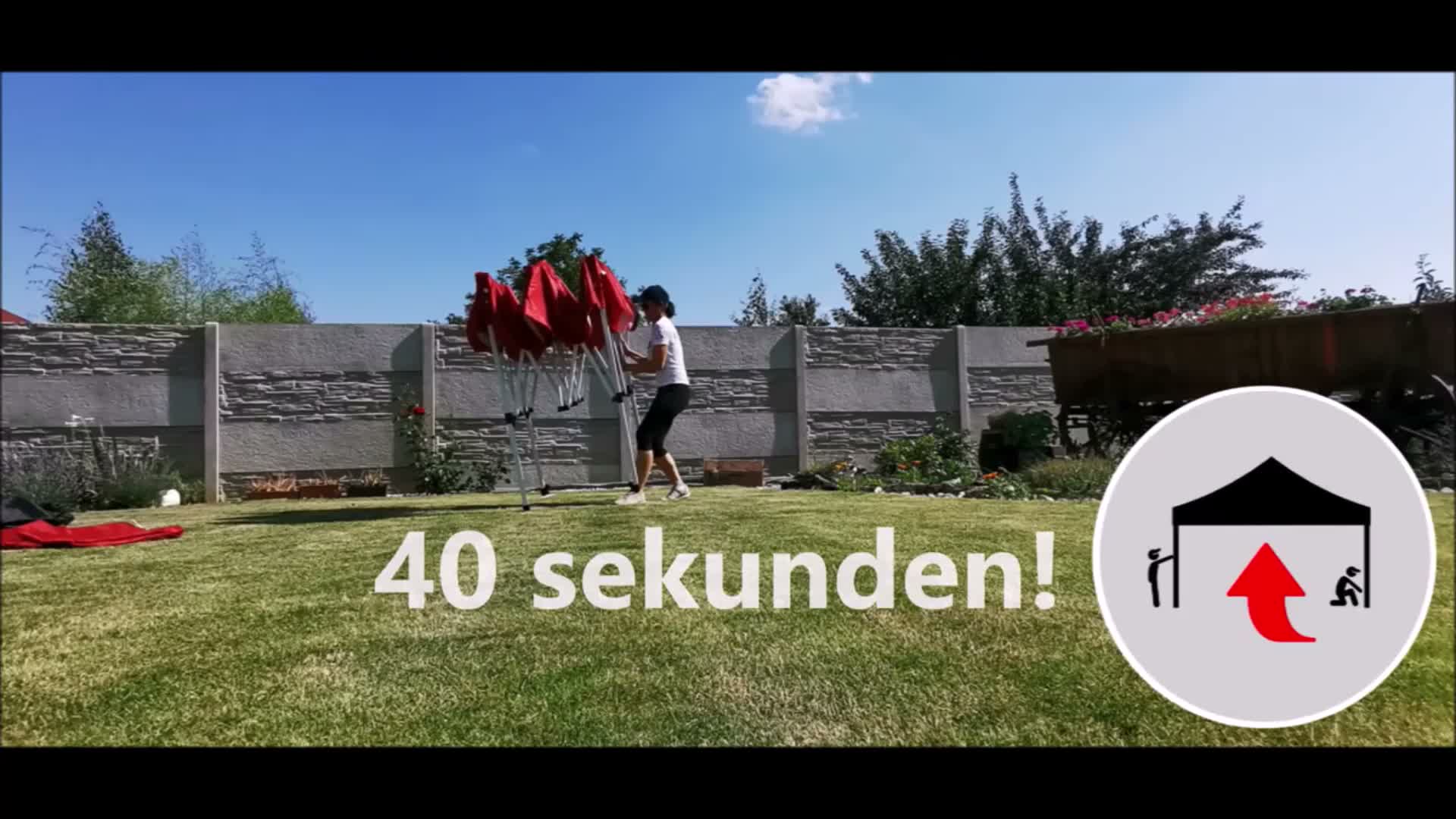 Párty stan 3x3 - skladací altánok oceľová konštrukcia +3 Náhľad obrázku produktu 7