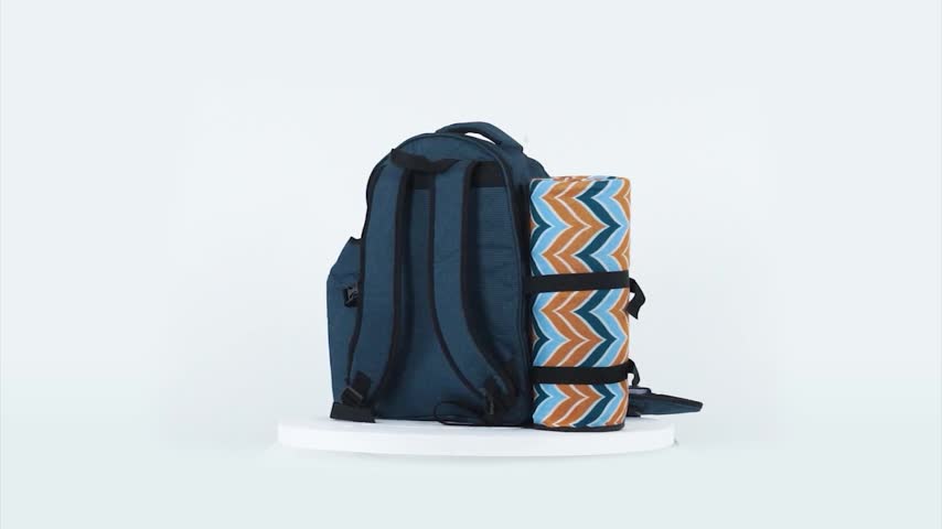 CampFeuer Picknickrucksack 32-teilig, Picknickset für 4 Produktbild-Vorschau 5