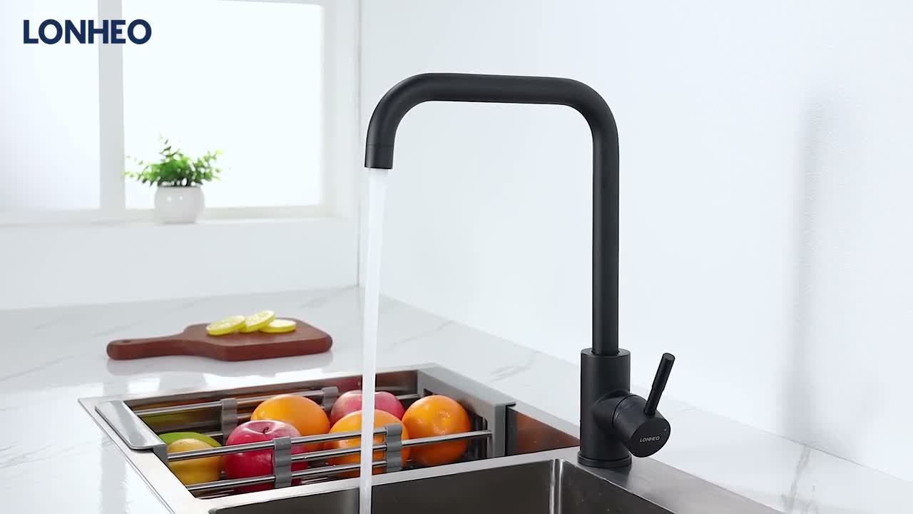 360° Drehbar Wasserhahn Küchenarmatur, 7-Form Produktbild-Vorschau 7