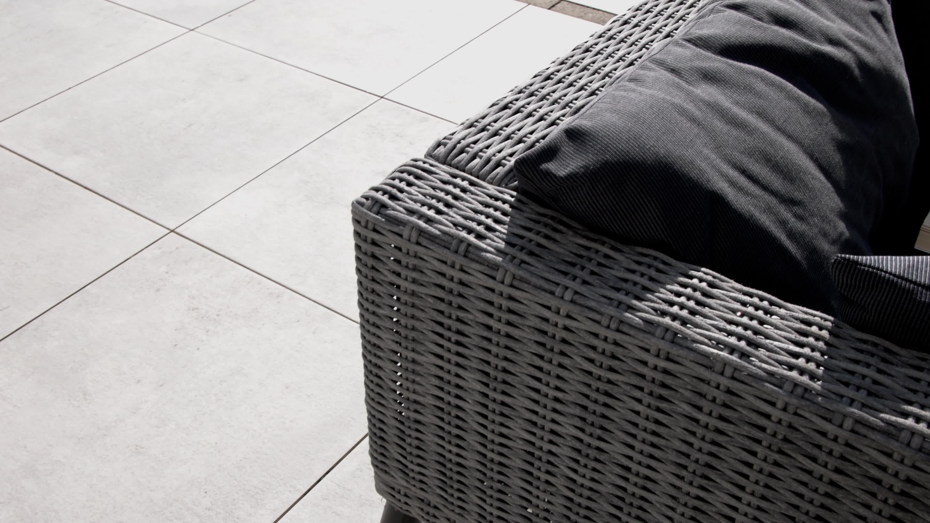 tectake® Aluminium Rattan Lounge Lounge Pula wetterfest und Produktbild-Vorschau 7