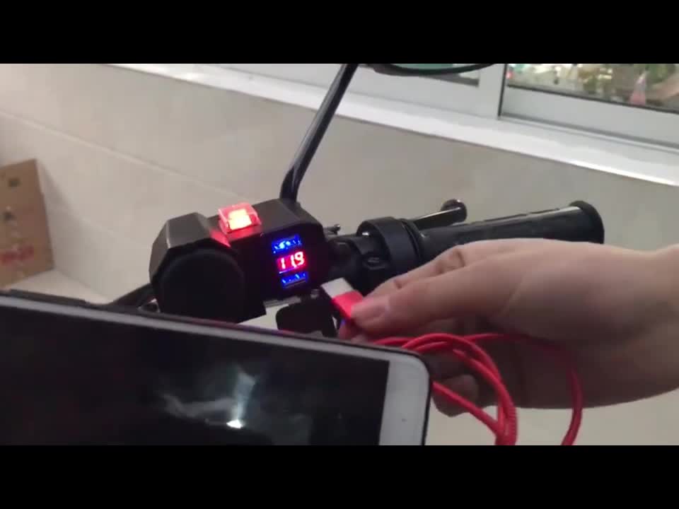 D74C Bolwins Motorrad Wasserdicht Zigarettenanzünder 2x USB Produktbild-Vorschau 7