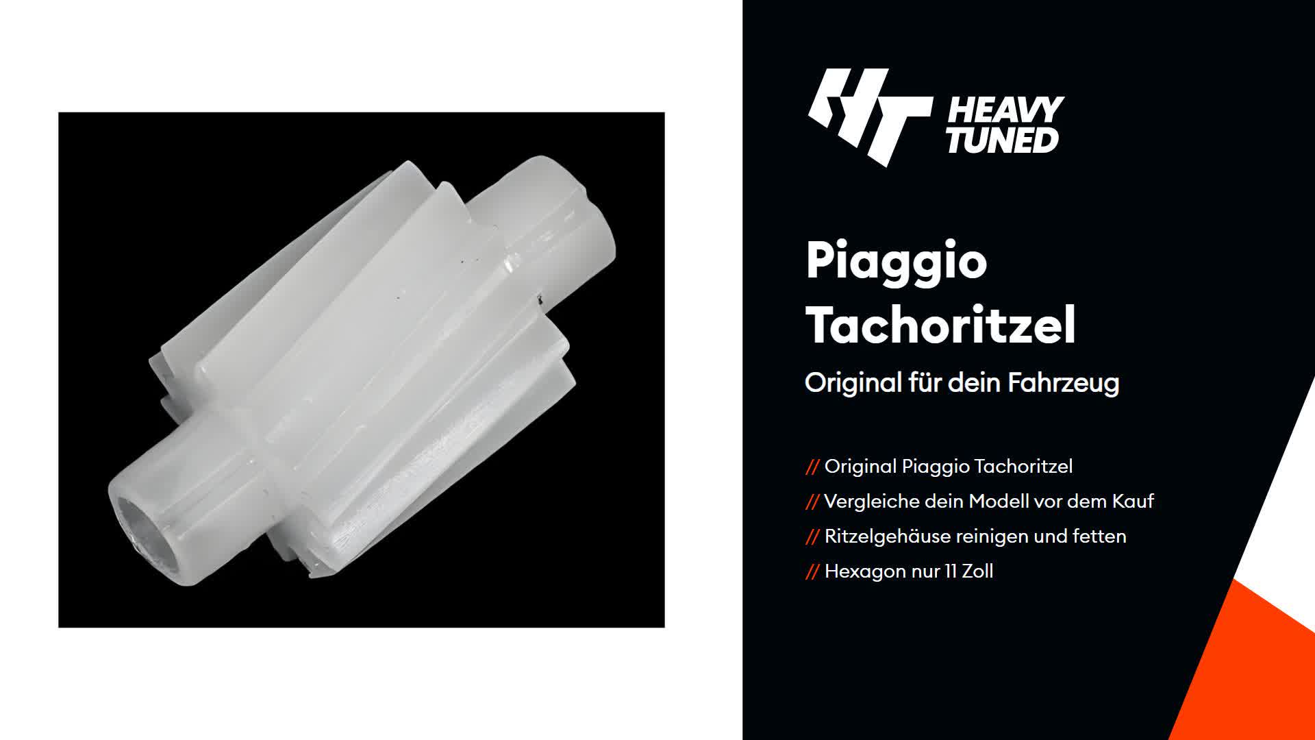 Piaggio Tachoritzel weiß - original kompatibel mit Piaggio Produktbild-Vorschau 3