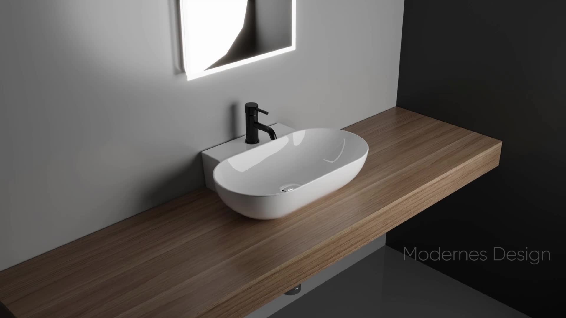 Alpenberger Gäste WC Waschbecken Bad Waschtisch | Produktbild-Vorschau 7