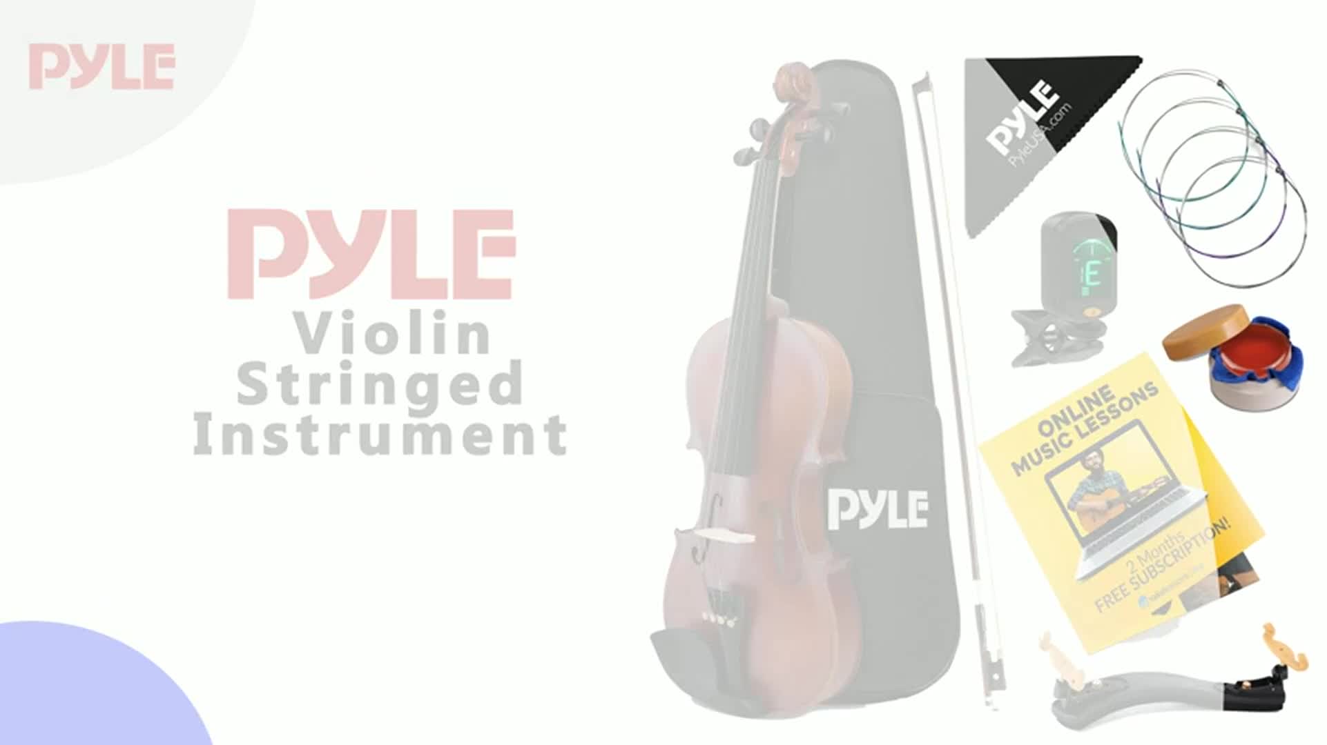 Pyle Violine Set Größe 1/4 – Leichtes Streichinstrument mit Produktbild-Vorschau 7