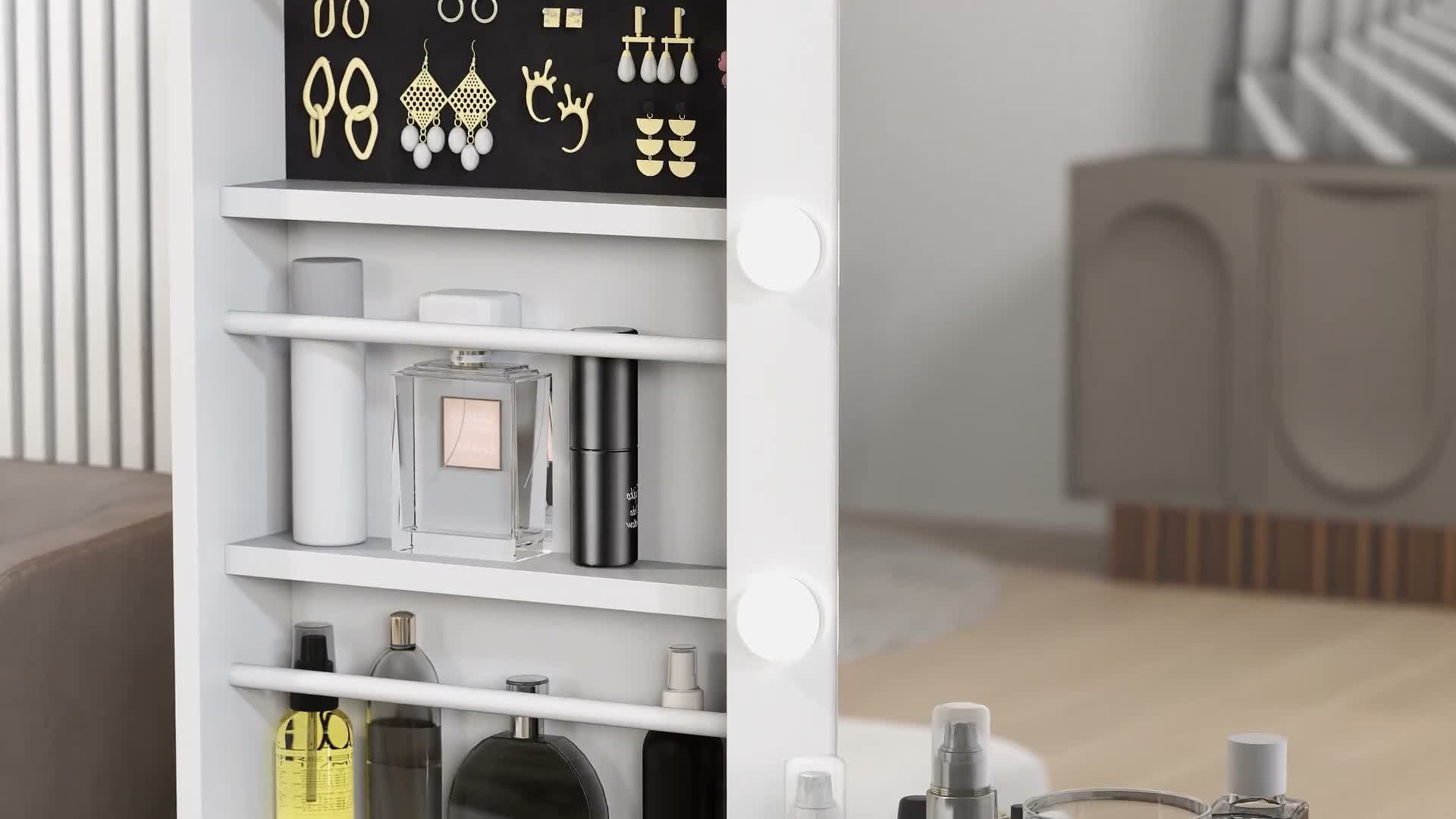 HOMCOM Schminktisch mit LED-Leuchten Kosmetiktisch mit Produktbild-Vorschau 7