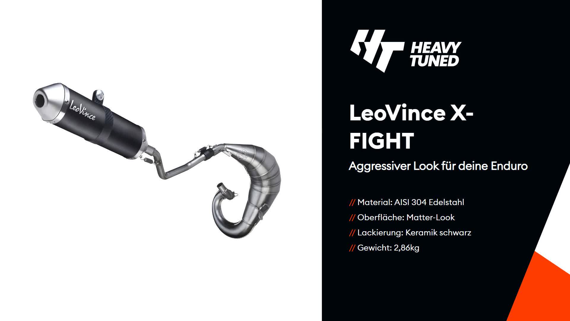 LeoVince X-Fight Komplettauspuff schwarz homologiert für Produktbild-Vorschau 7