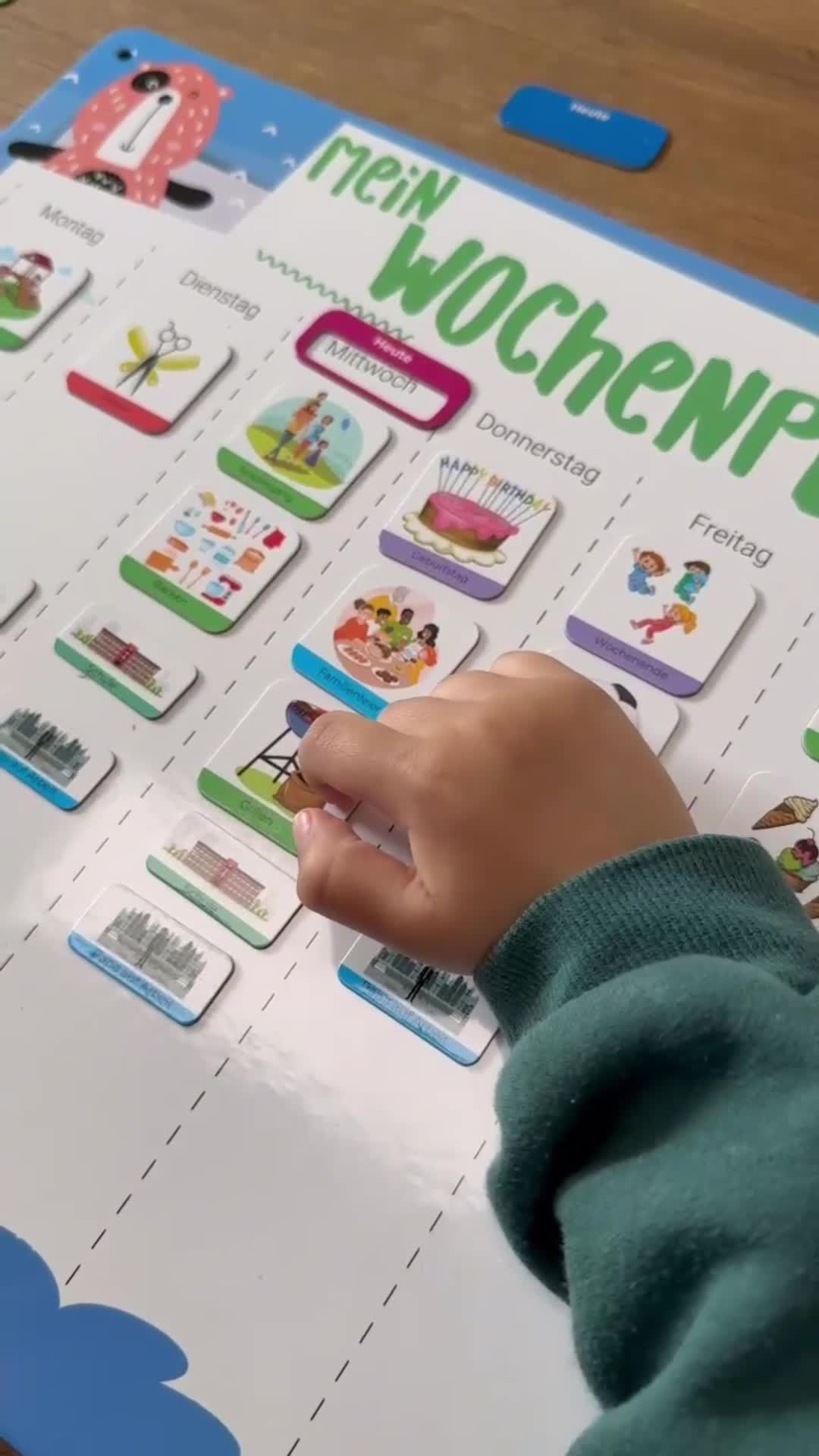 Filapen® Wochenplaner Kinder - Montessori Magnettafel inkl. Produktbild-Vorschau 7
