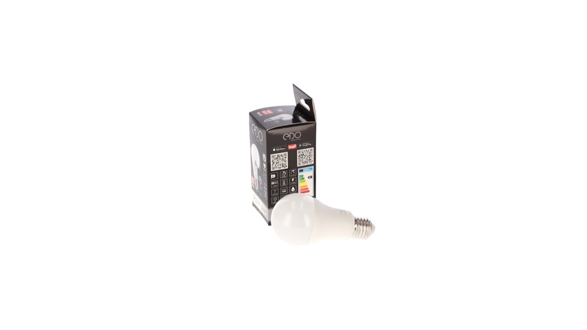 RUVA Inteligentna żarówka LED E27 9W RGB+CCT 2700-6500K Podgląd zdjęcia produktu 6