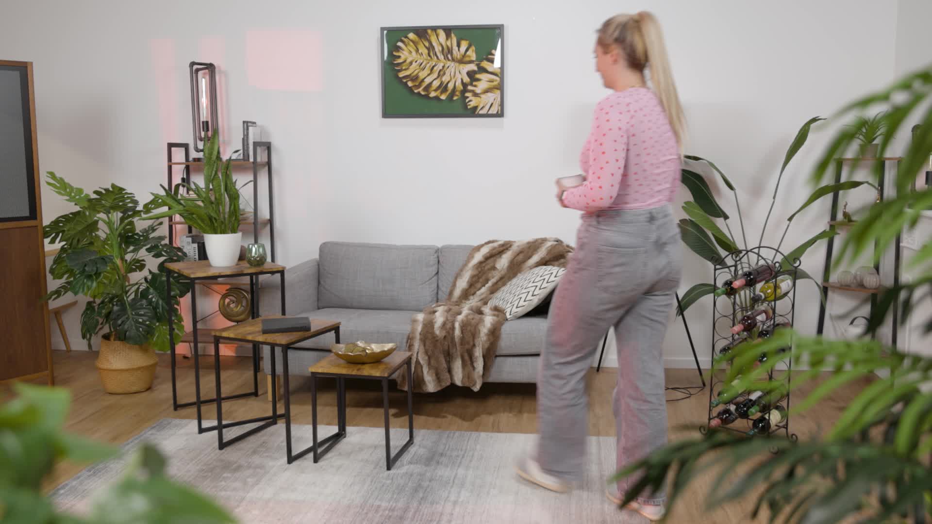Relaxdays Beistelltisch 3er Set, stapelbar, Industrie Produktbild-Vorschau 7