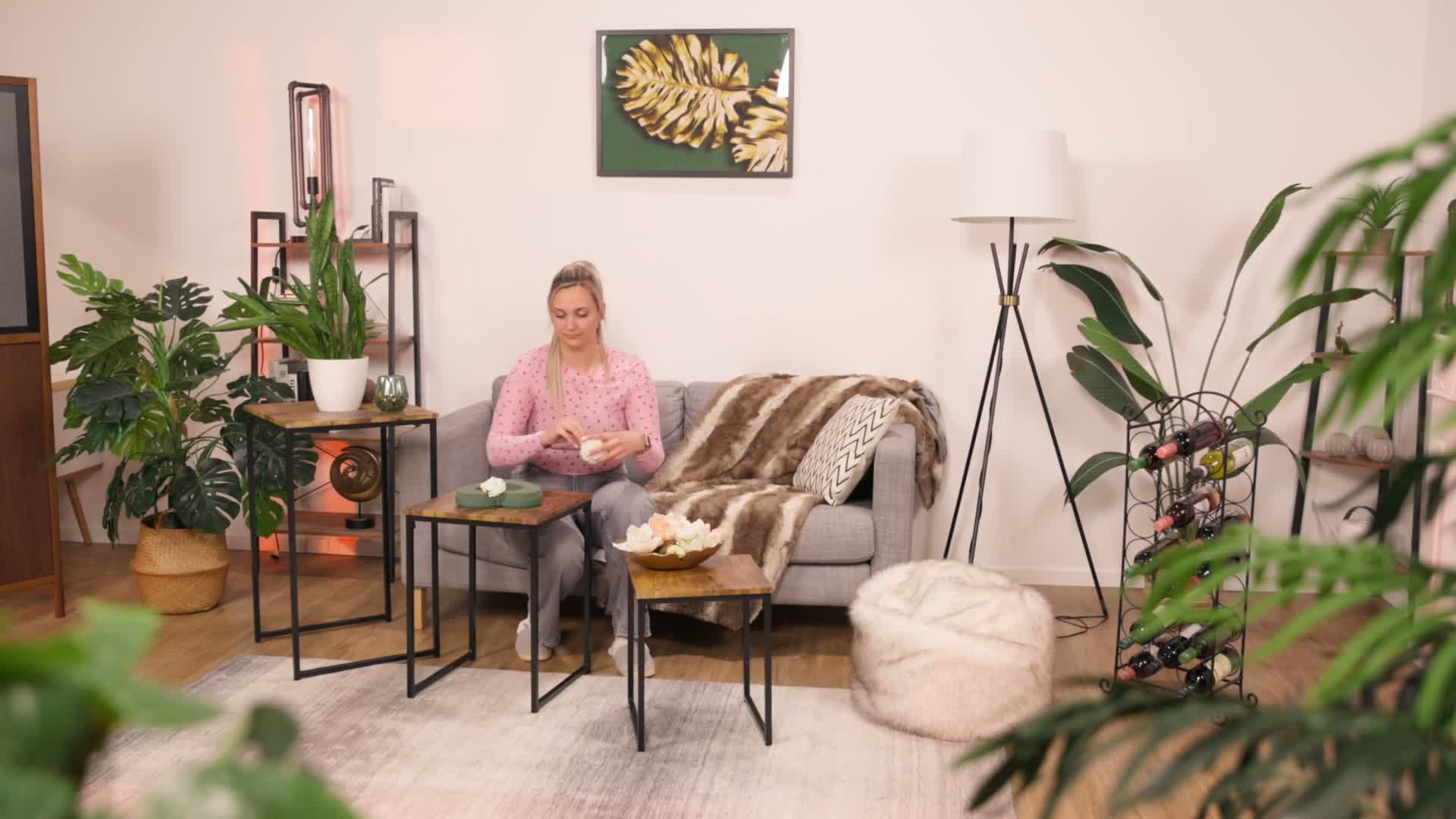 Relaxdays Steckschaum für Frischblumen, 2er Set, Herz, HBT: Produktbild-Vorschau 7