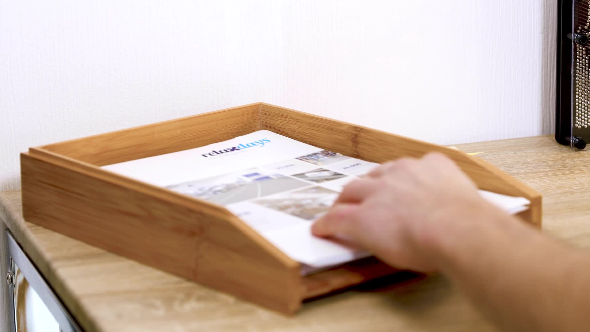 5 x Dokumentenablage, stapelbar, DIN A4 Papier, Büro, Produktbild-Vorschau 7